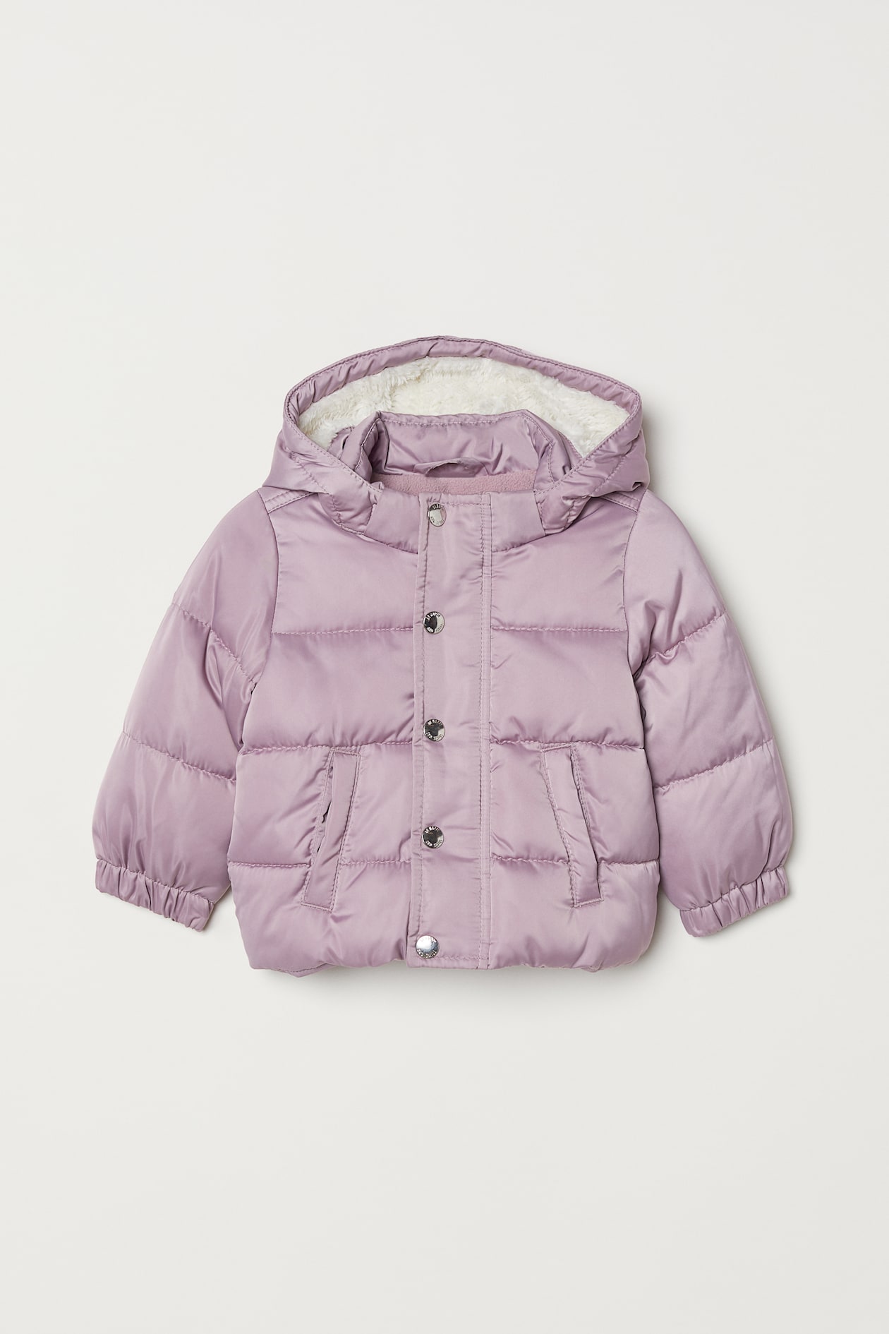 Padded jacket - Long sleeve - Light purple - Kids | H&M GB