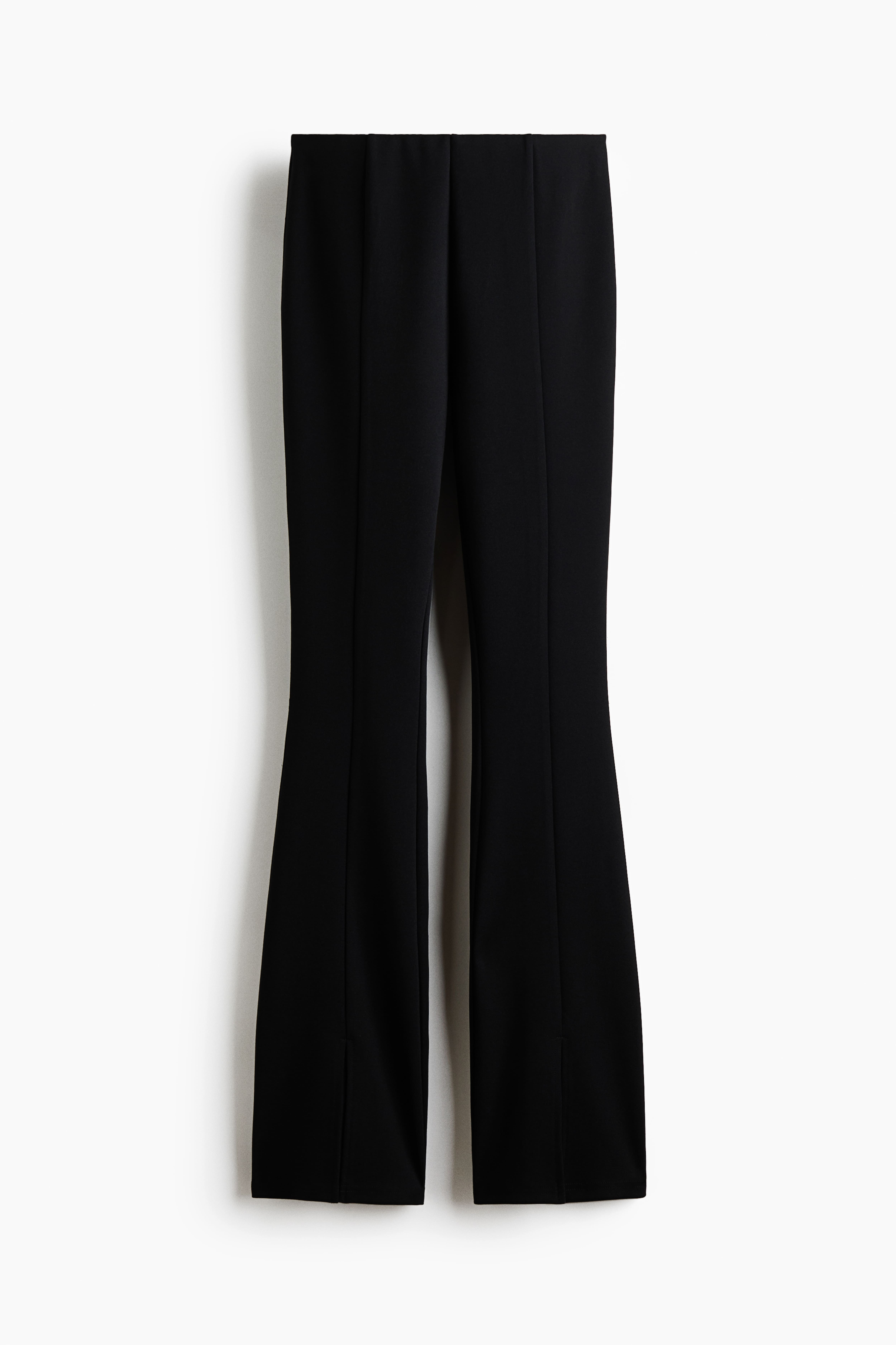 Flared Creased Leggings