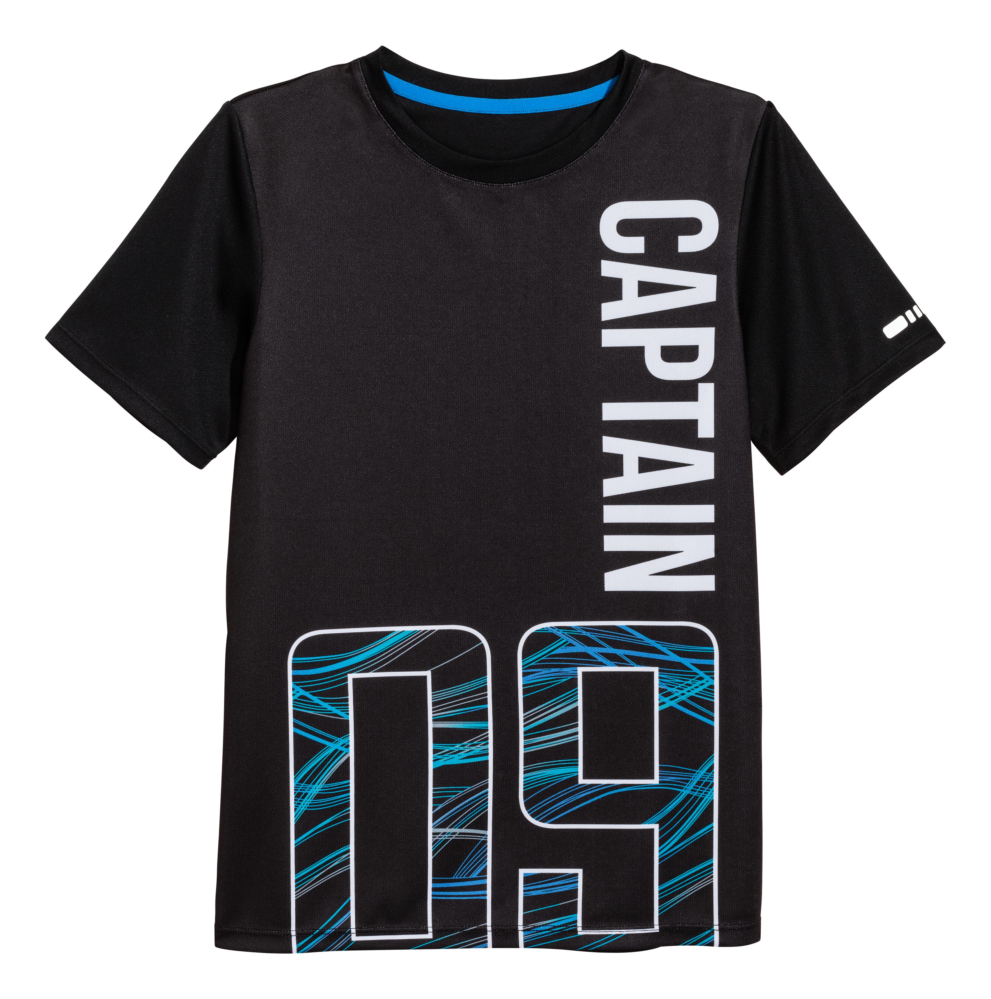 쇼트 슬리브 스포츠 탑 - 블랙/화이트 - Kids | H&M KR