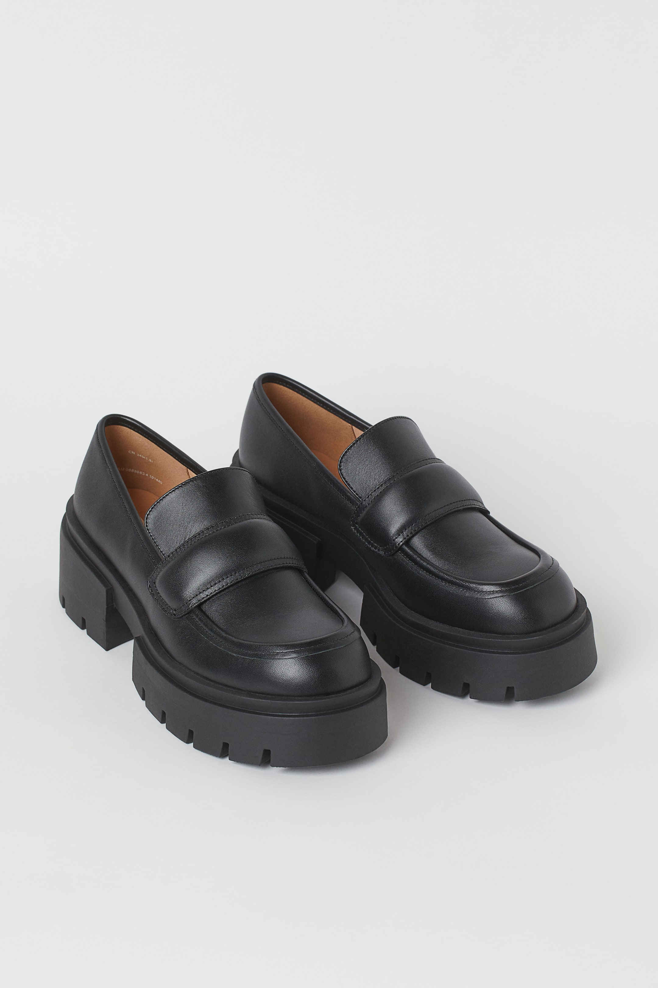 Chunky loafers - No heel - Black - Ladies | H&M GB