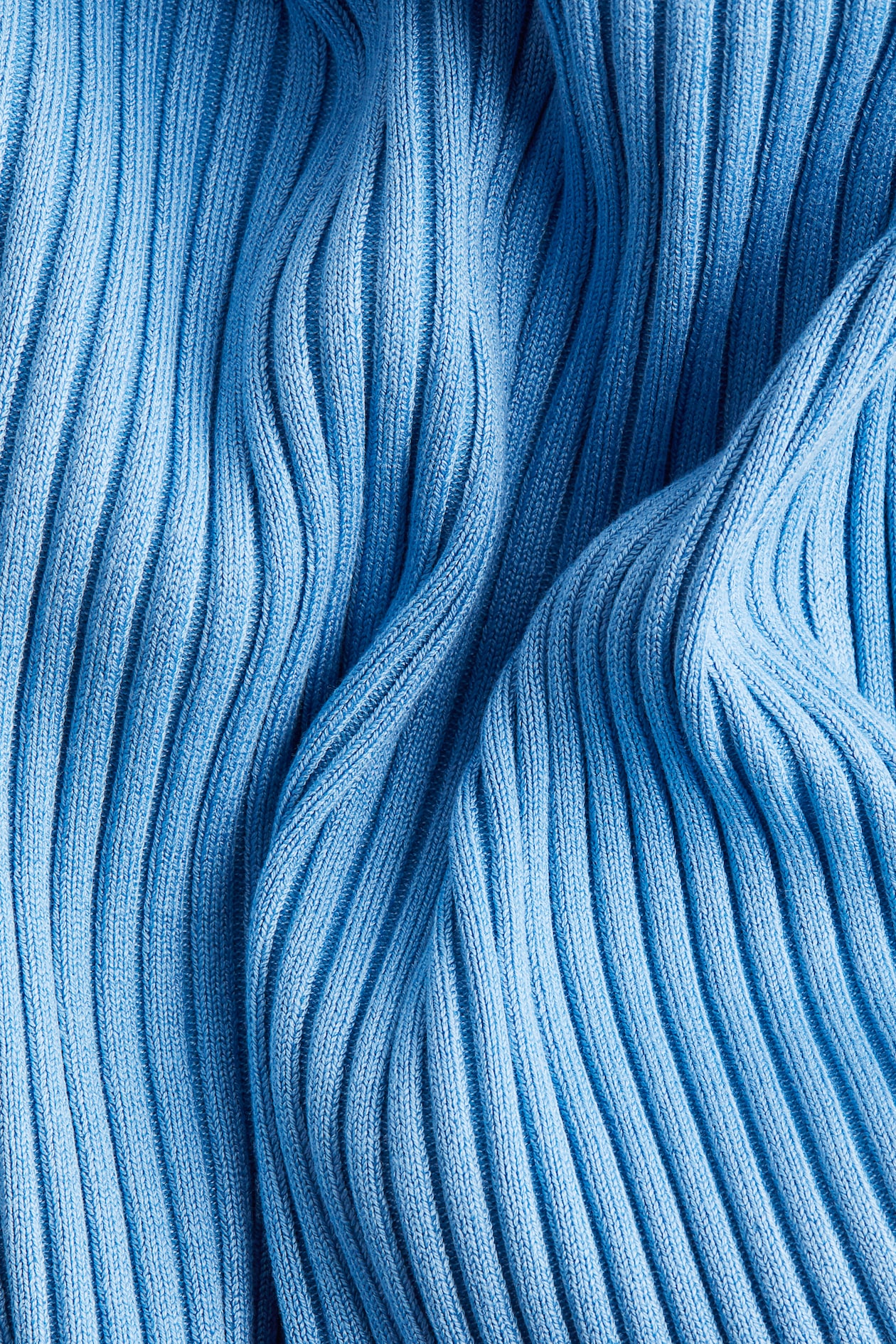 Rib-knit Boat-neck Top - image 2
