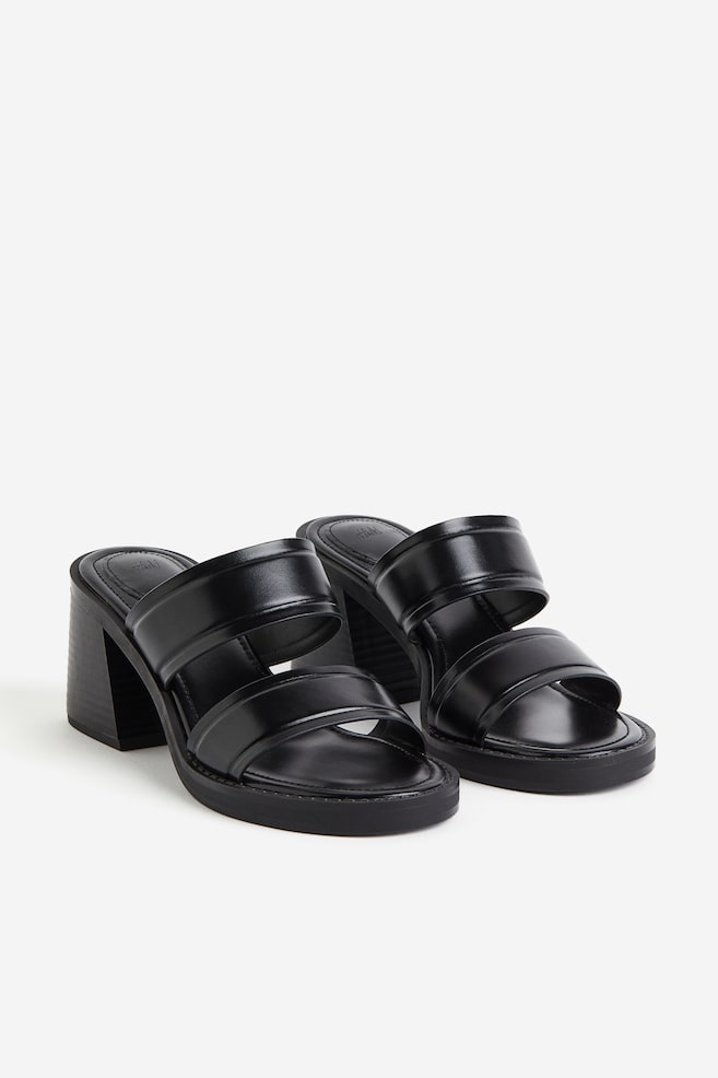 Heeled sandals - Black - 4