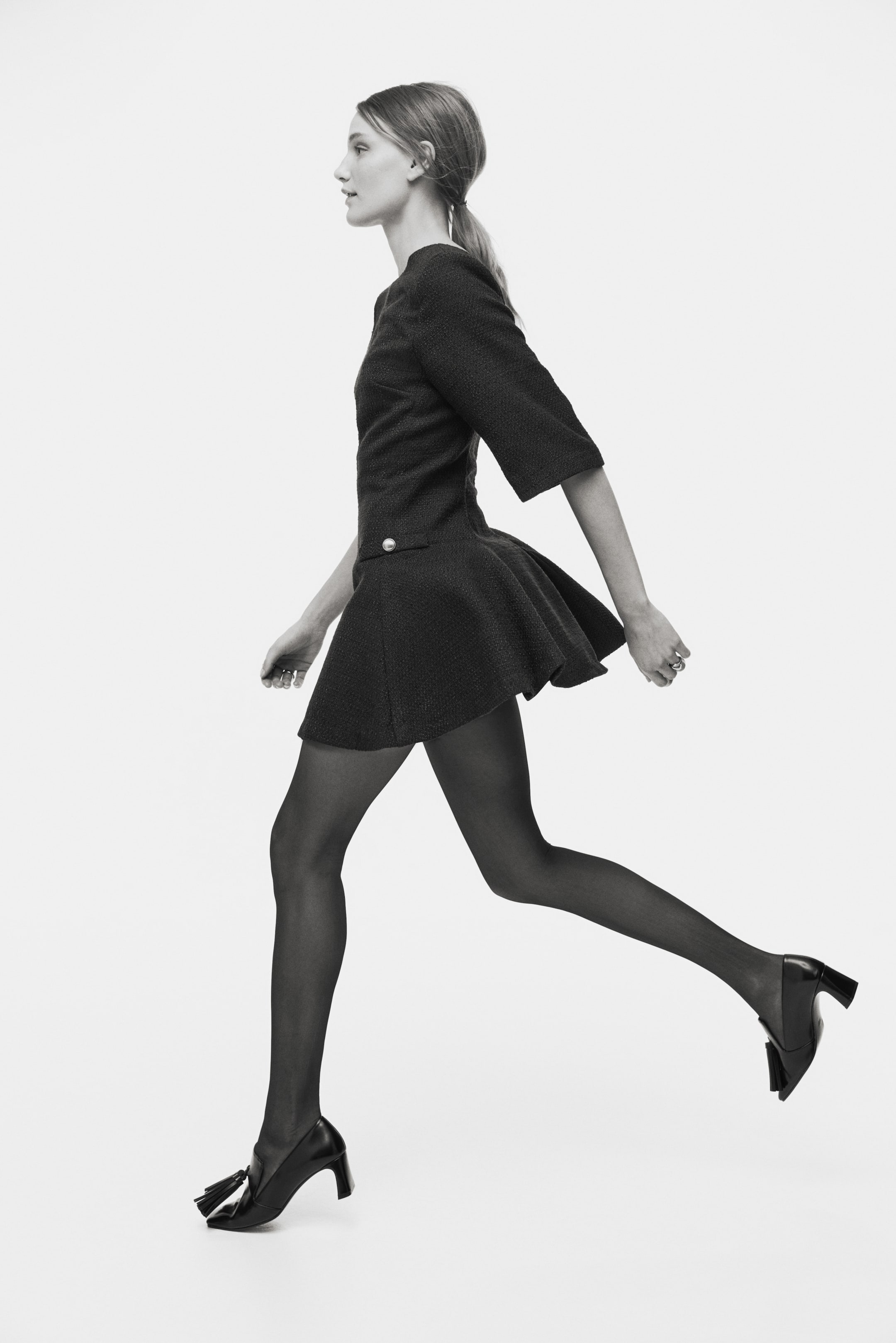 Agrandir l'image: Robe en bouclette - Bleu marine - FEMME | H&M FR 1