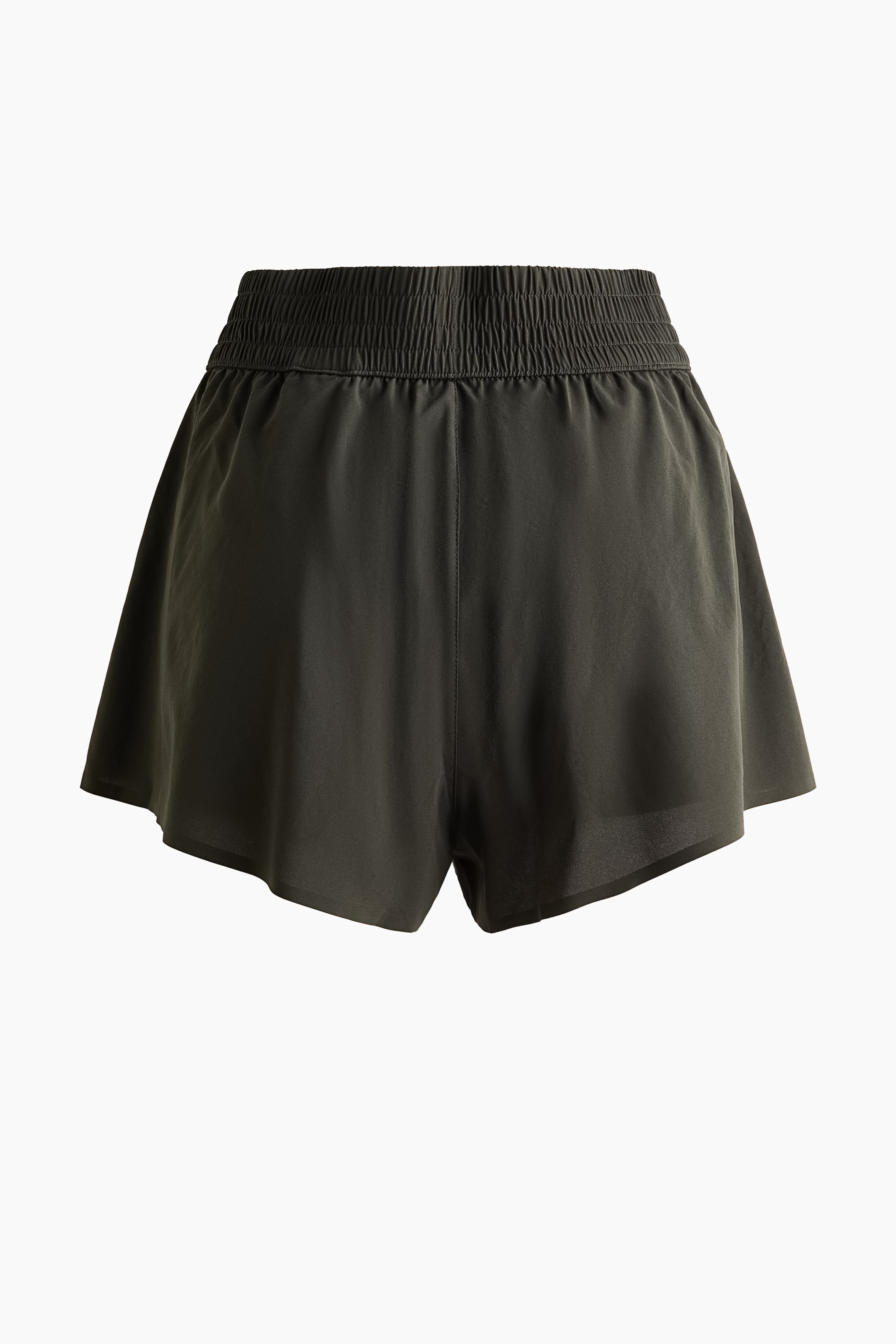 Layered Sports Shorts with Pocket