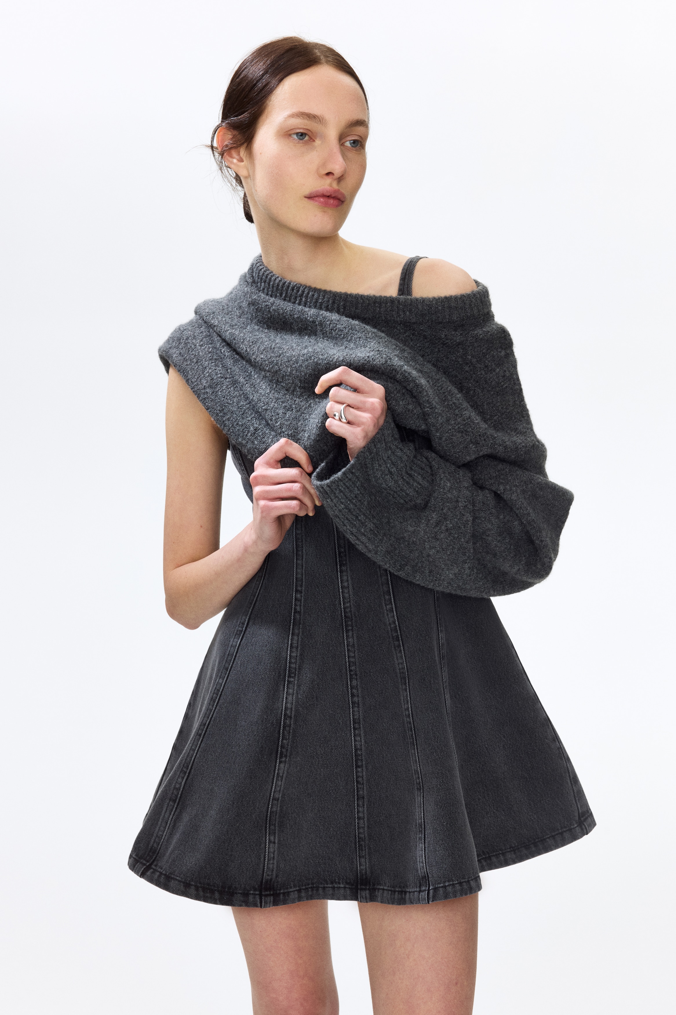 Flared-Skirt Denim Dress from H&M - $37.99