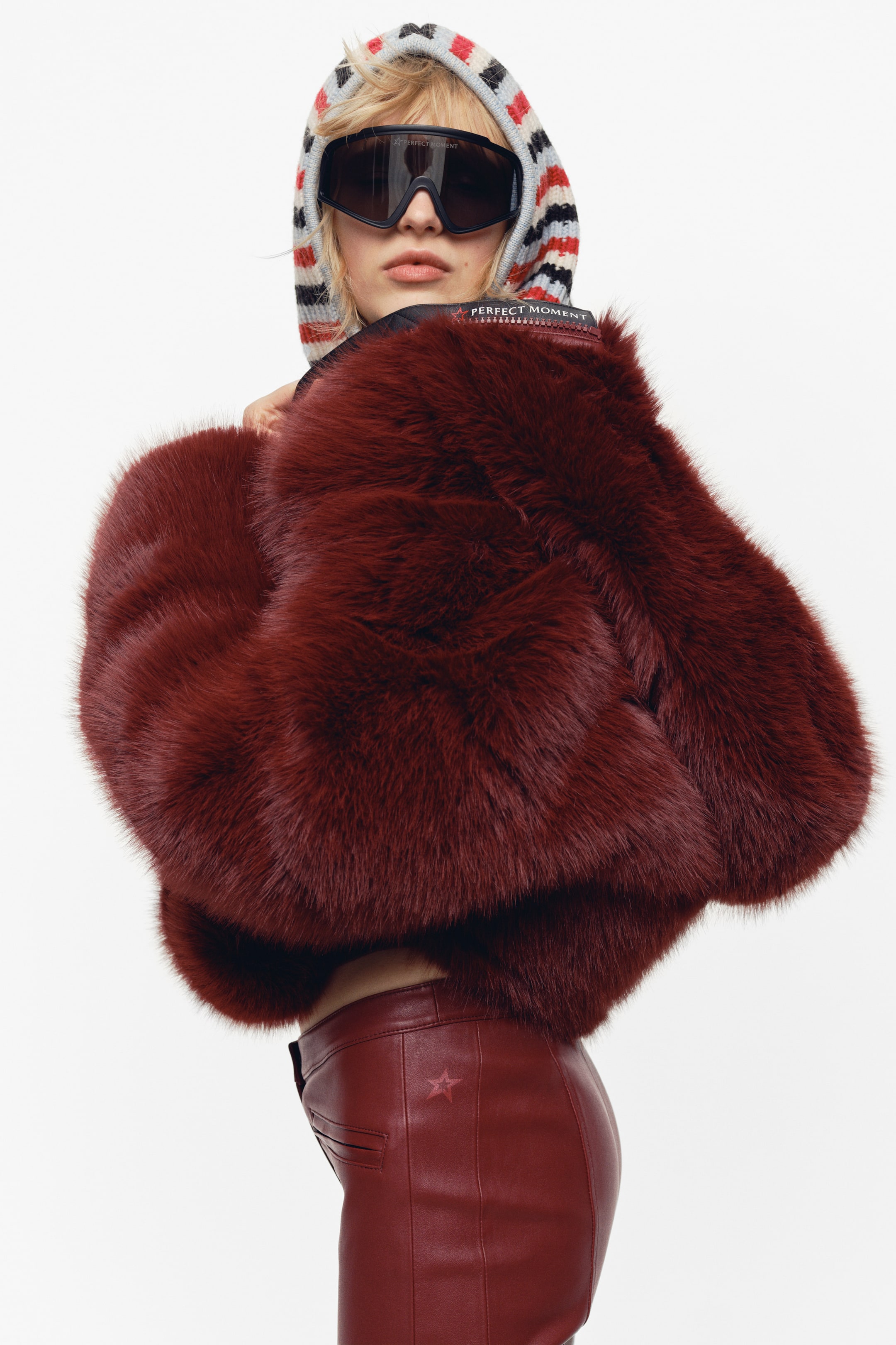 Büyük resmi görüntüle: Deri Pantolon - Bordo - KADIN | H&M TR 4