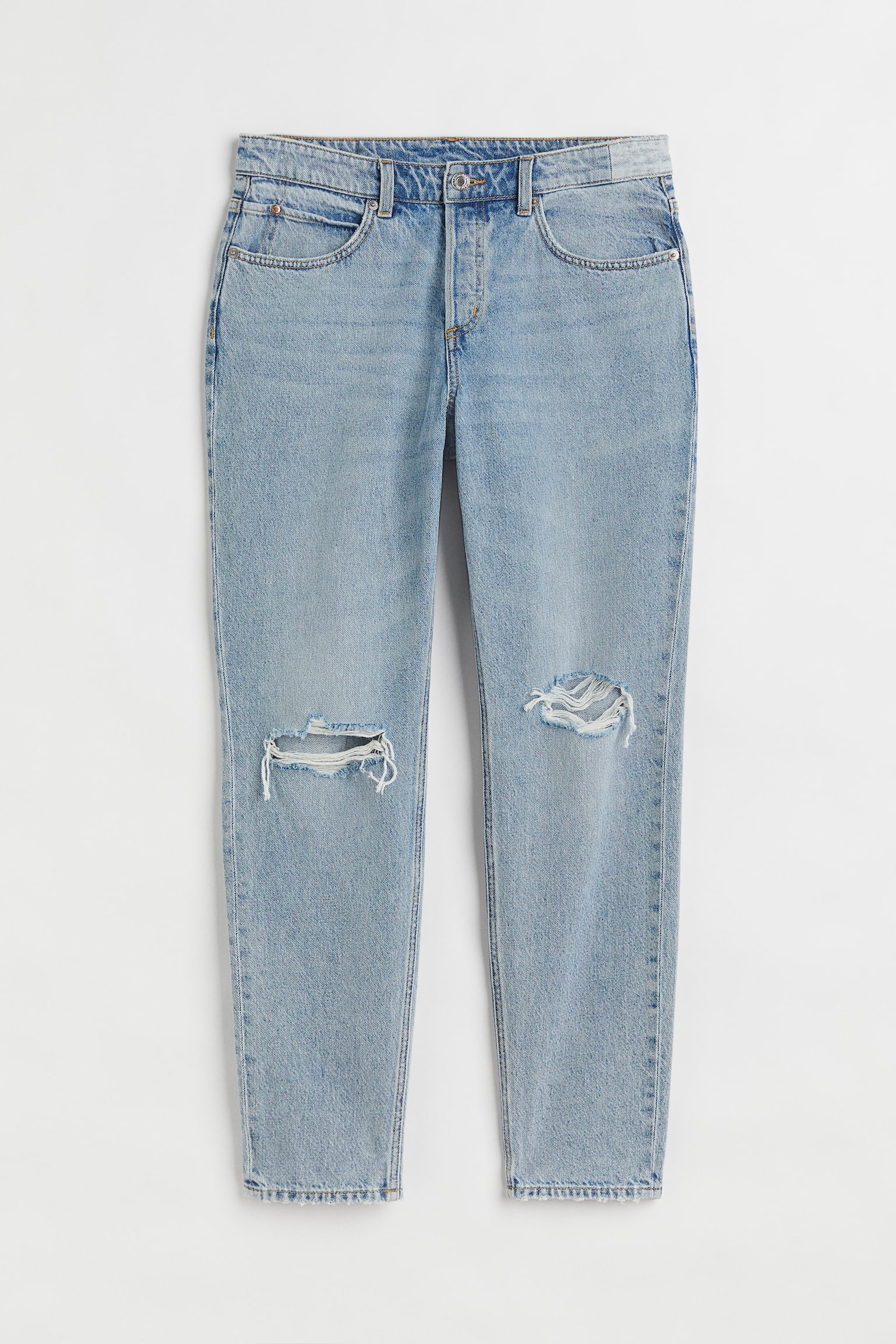 90s Boyfriend Fit Low Jeans - Light denim blue - 1