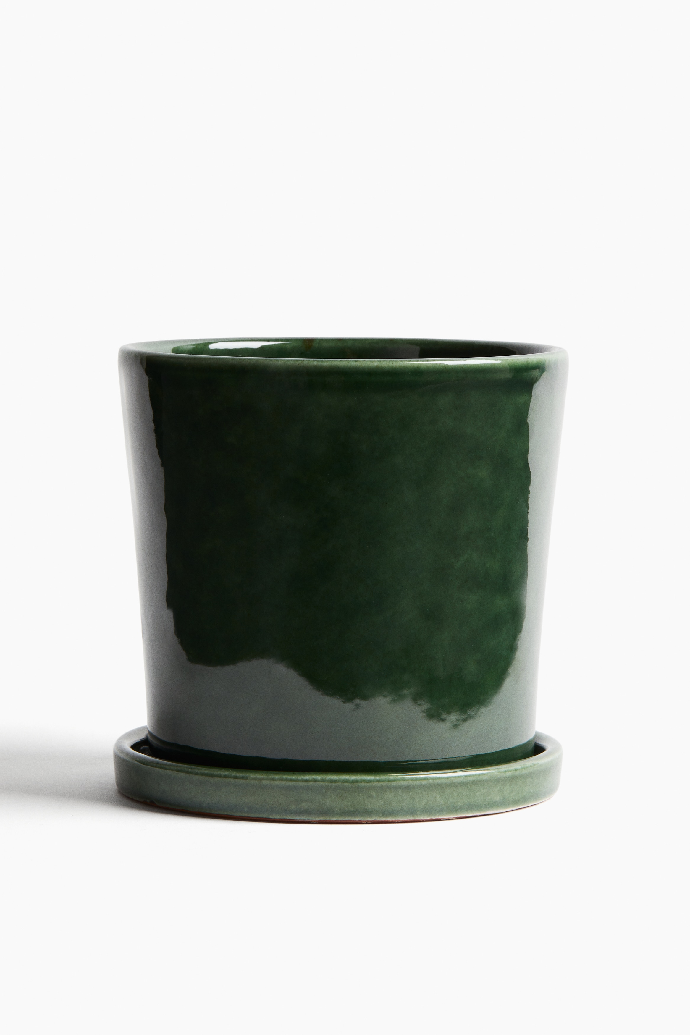 H&M Home  - Pot de fleurs avec soucoupe - Vert