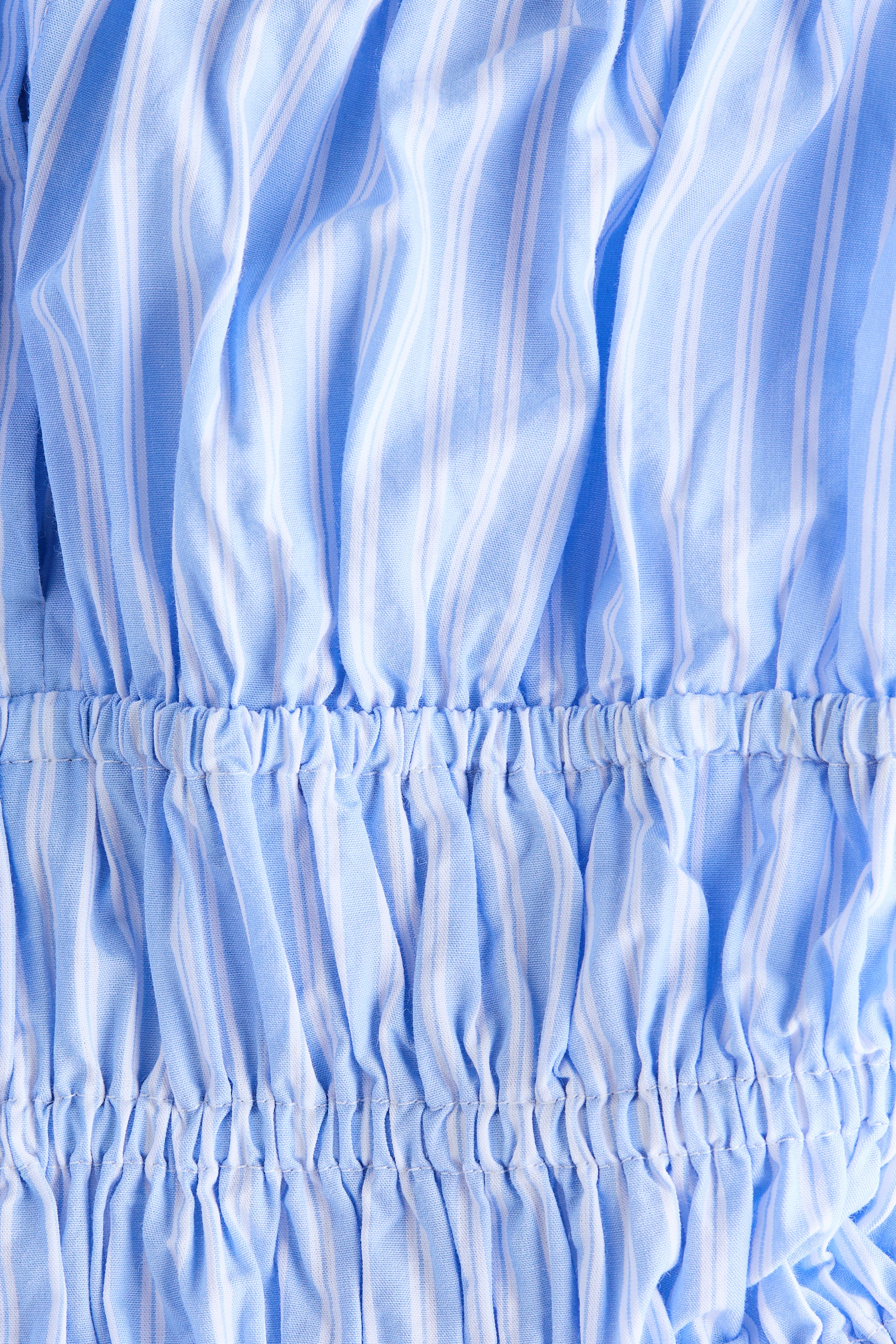 Drawstring-Detail Cotton Bandeau Top
