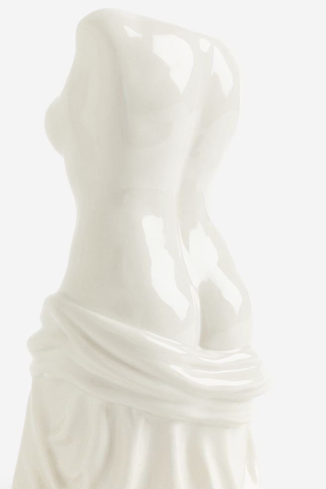 Stoneware vase - White - 3