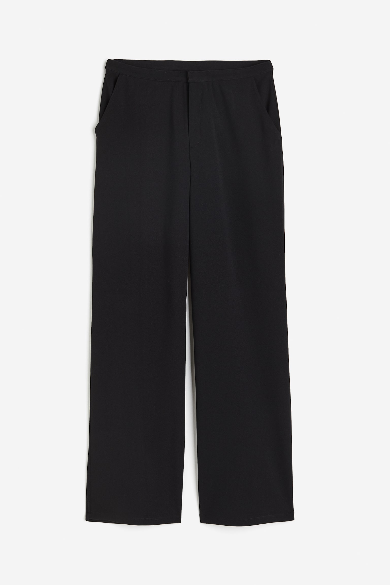 Jersey Crêpe Pants - Black/Dark grey/Pinstripe/Beige - 2