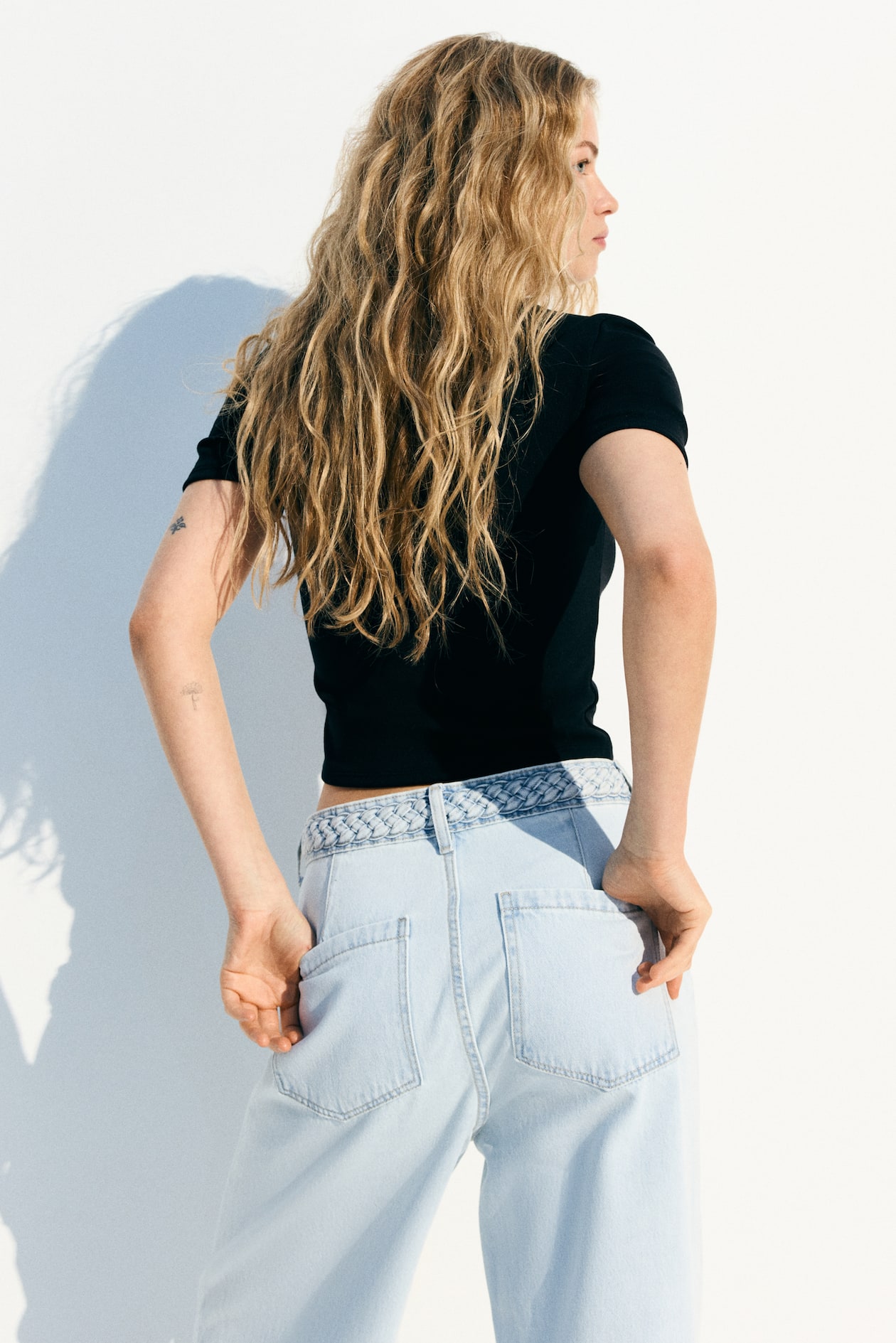 Top with Eyelet Embroidered Detail - image 3