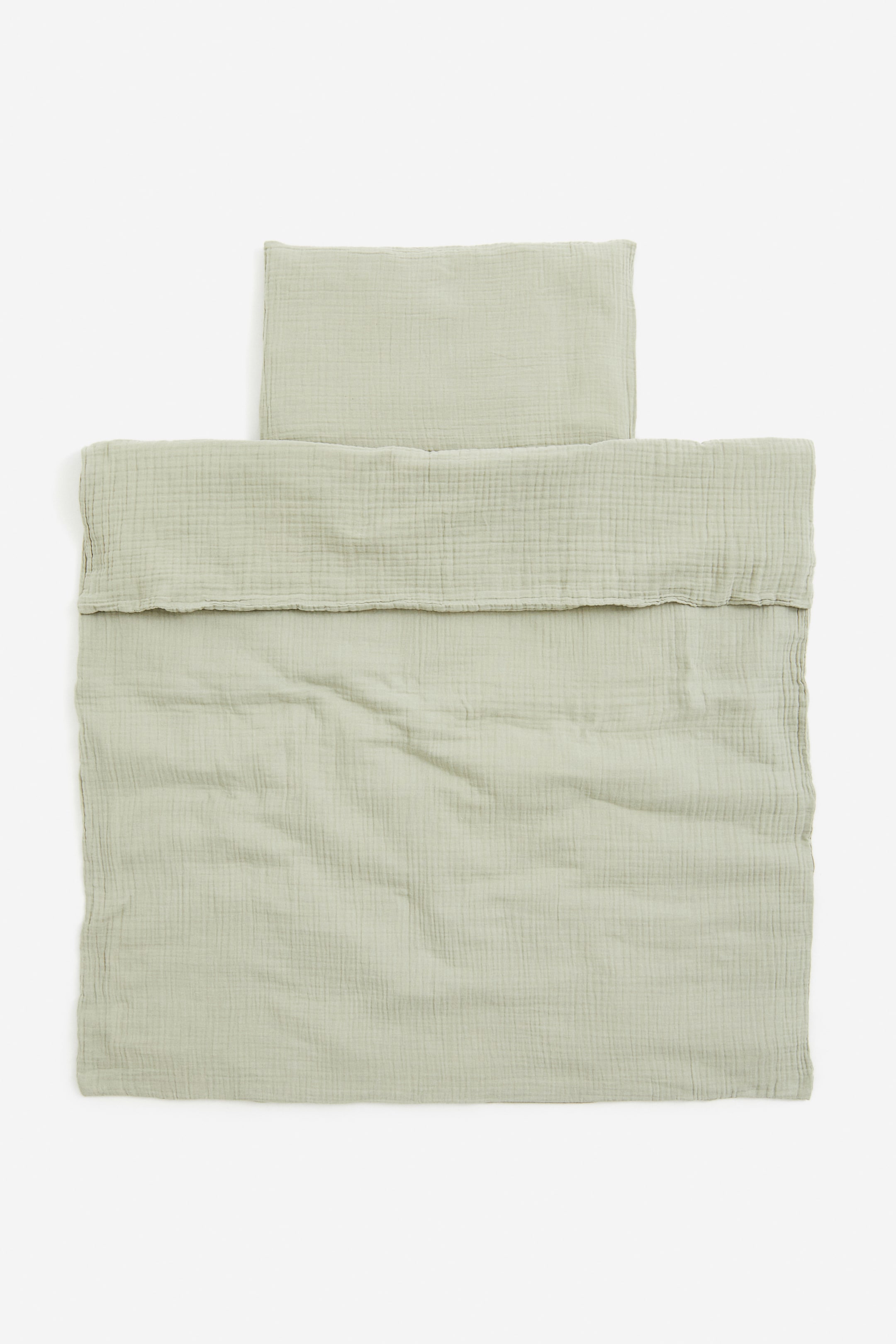 Muslin Crib Duvet Cover Set