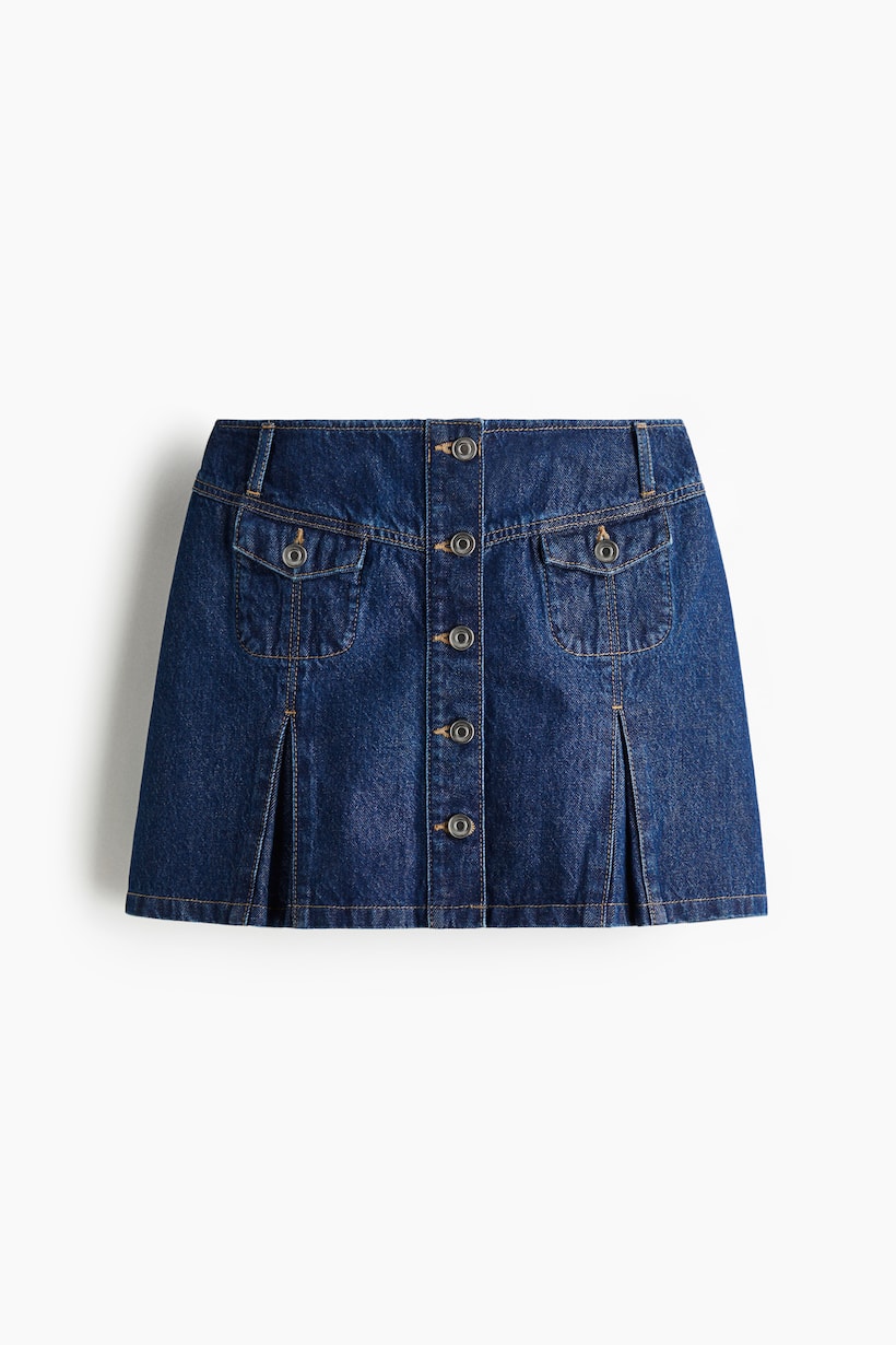 Bow Red Denim Skirt H&m NWT H&M Girls Holiday Party Occasion