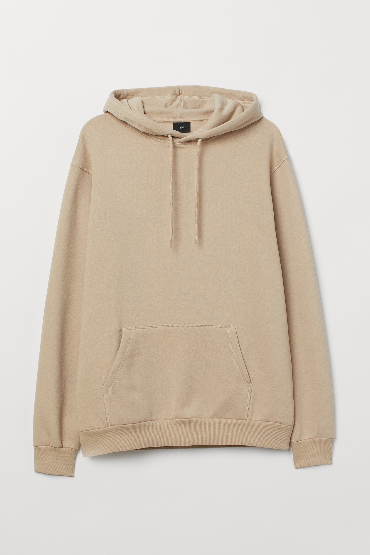 Relaxed-fit Hoodie - Long sleeve - Regular length - Beige - Men | H&M US