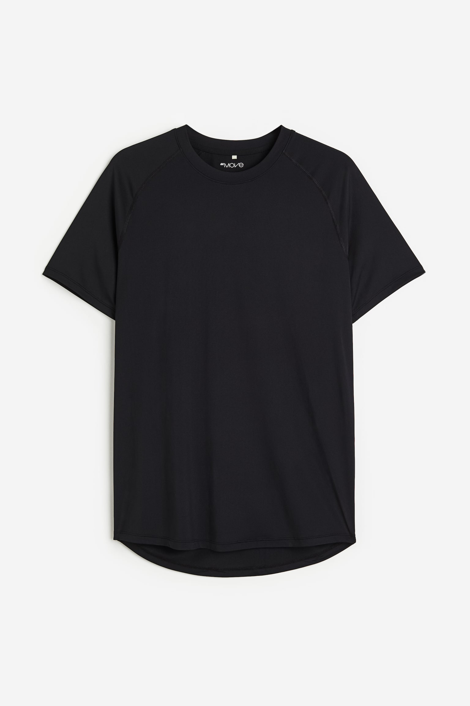 Loose Fit Sports top - Black/Dark grey marl/White - 1