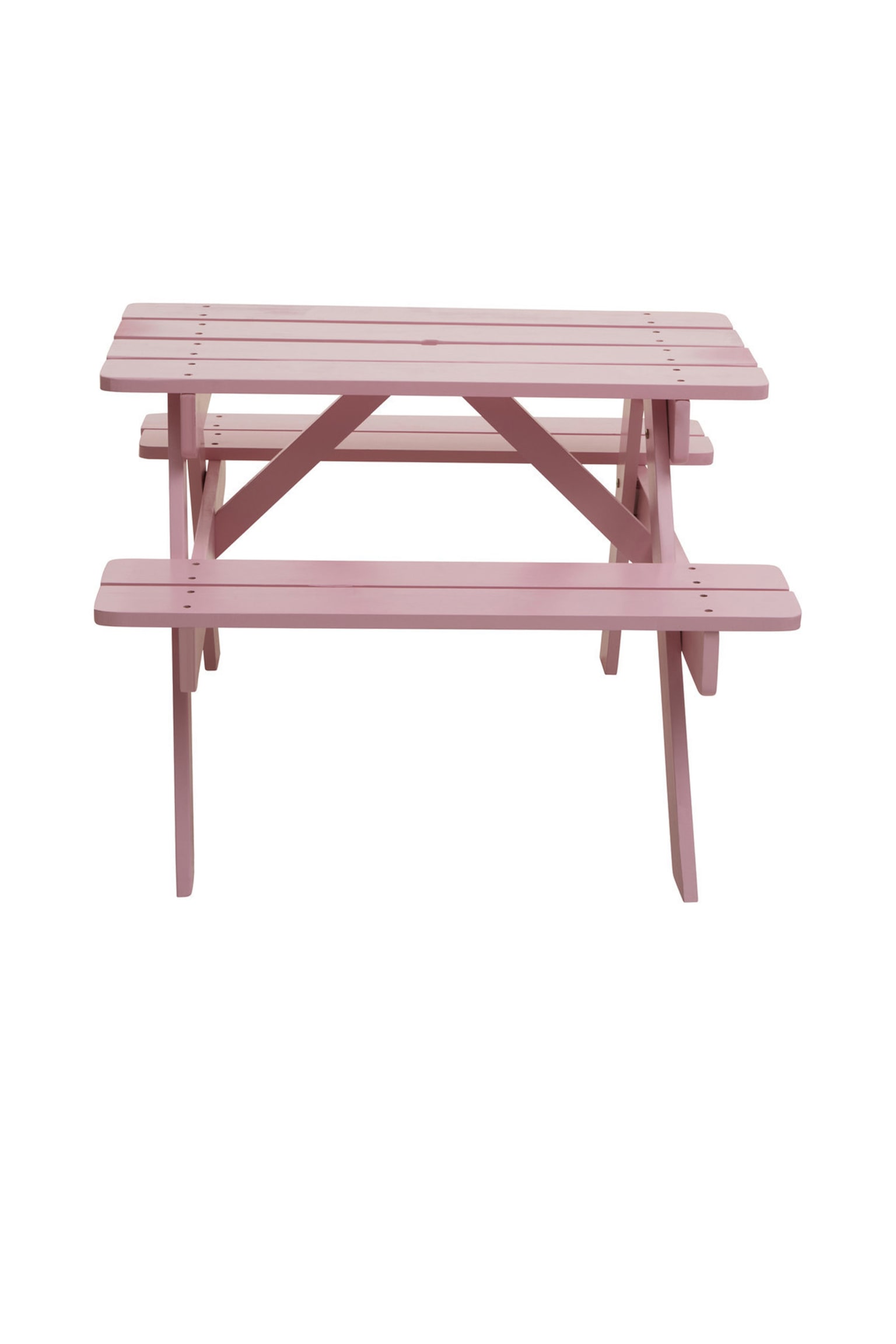 Brighton Kids Picnic Bench - Pink/Grey - 4