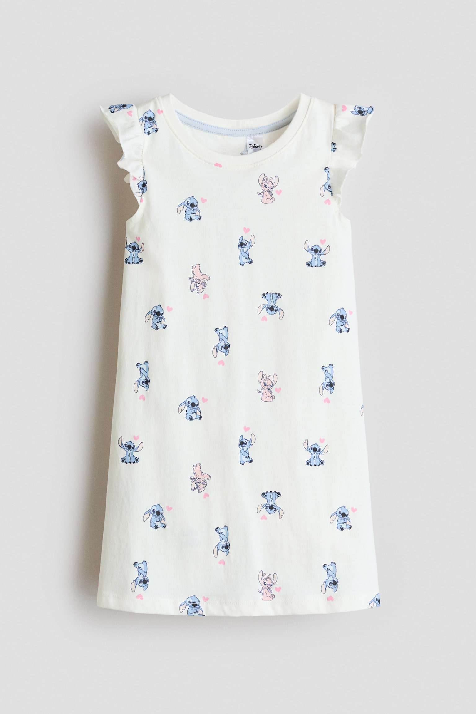 Printed nightdress - White/Lilo & Stitch
