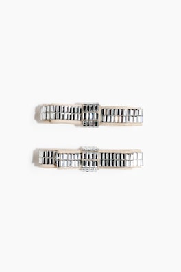 2-pack strassprytt hårspänne
