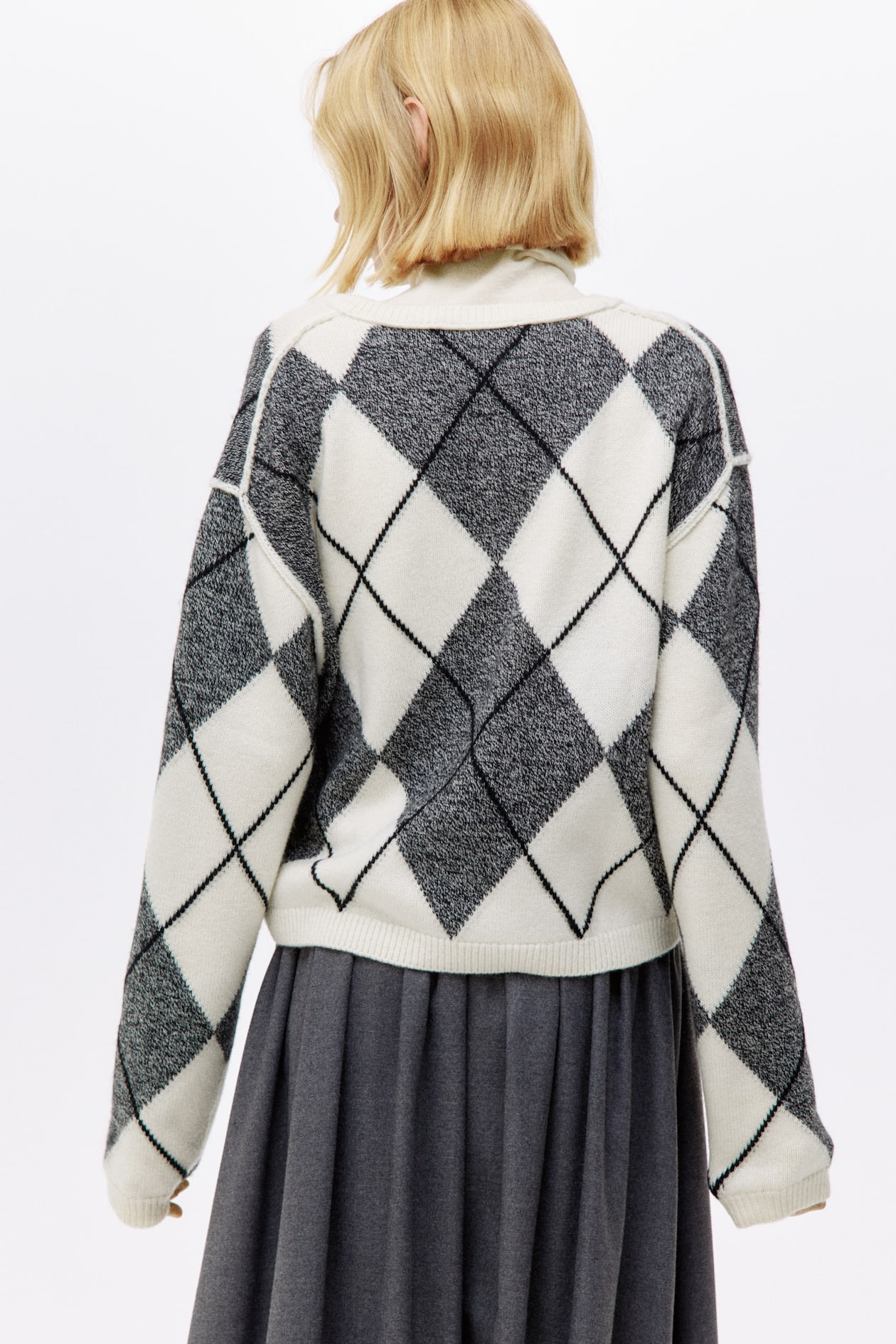 Jacquard-Knit Wool Sweater - image 4
