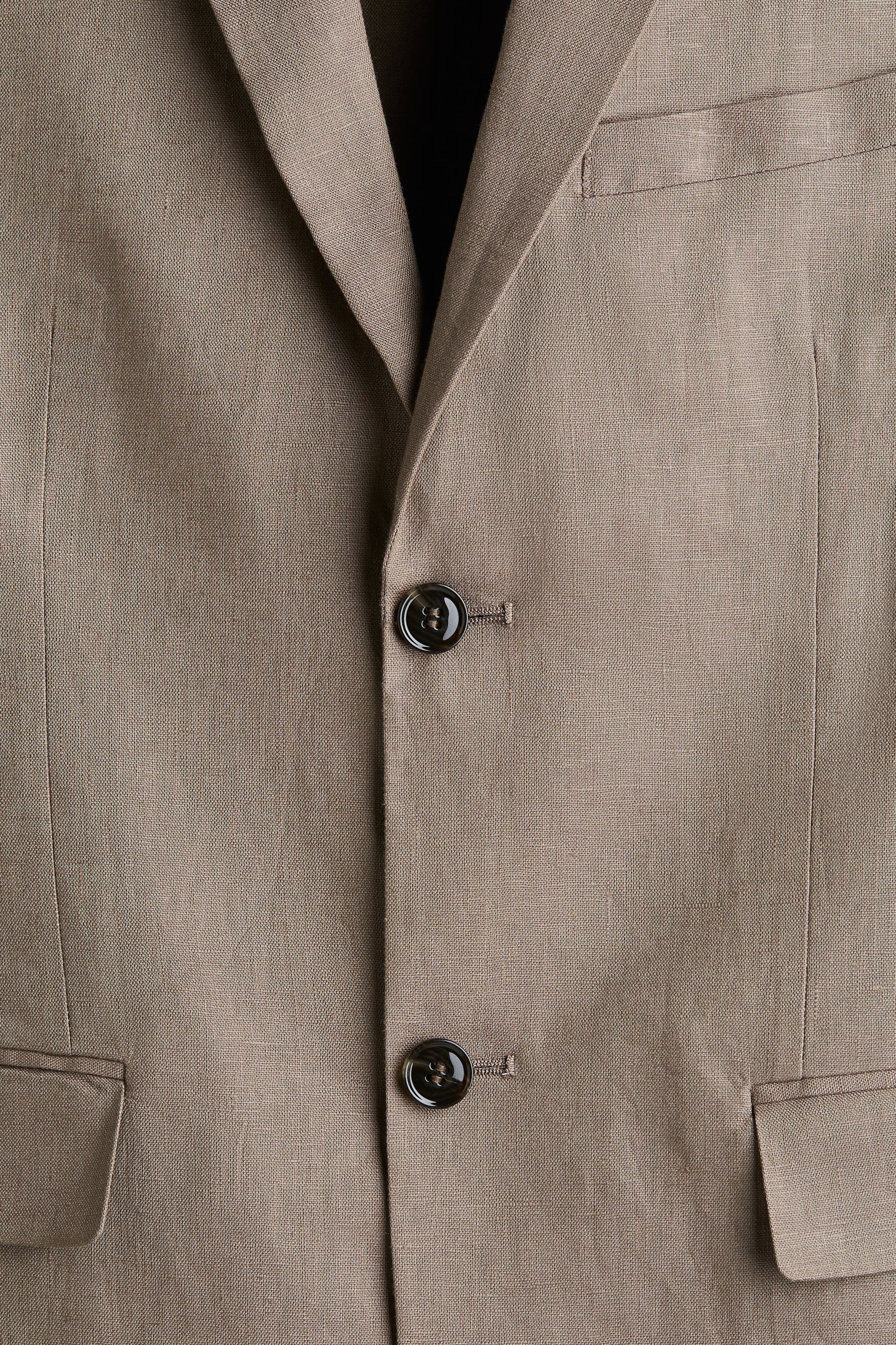 Slim-Fit Linen Jacket