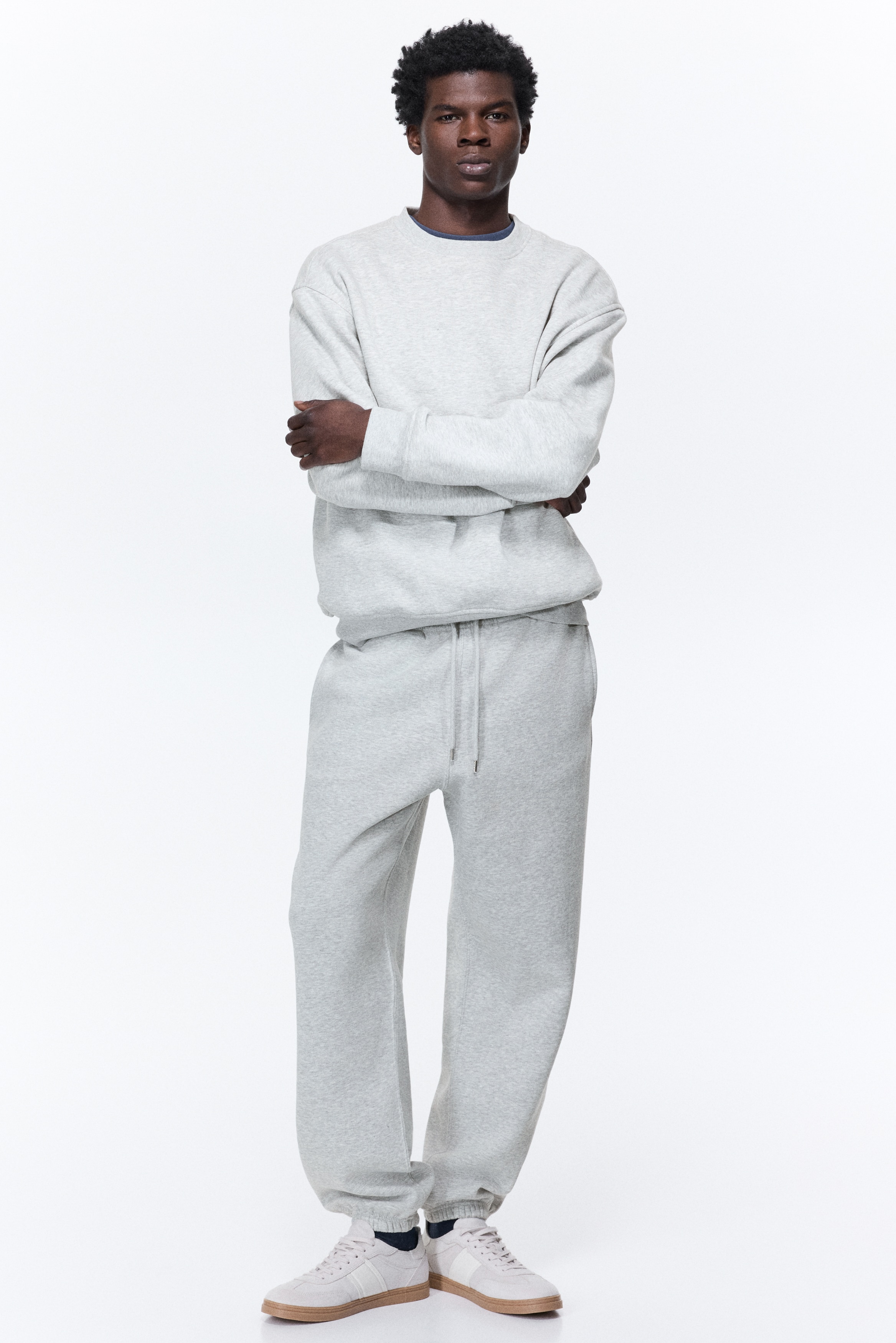 ウェア everyone classic sweat pants (H.GRAY) Relaxed Fit Sweatpants - Gray melange - Men | H&M US