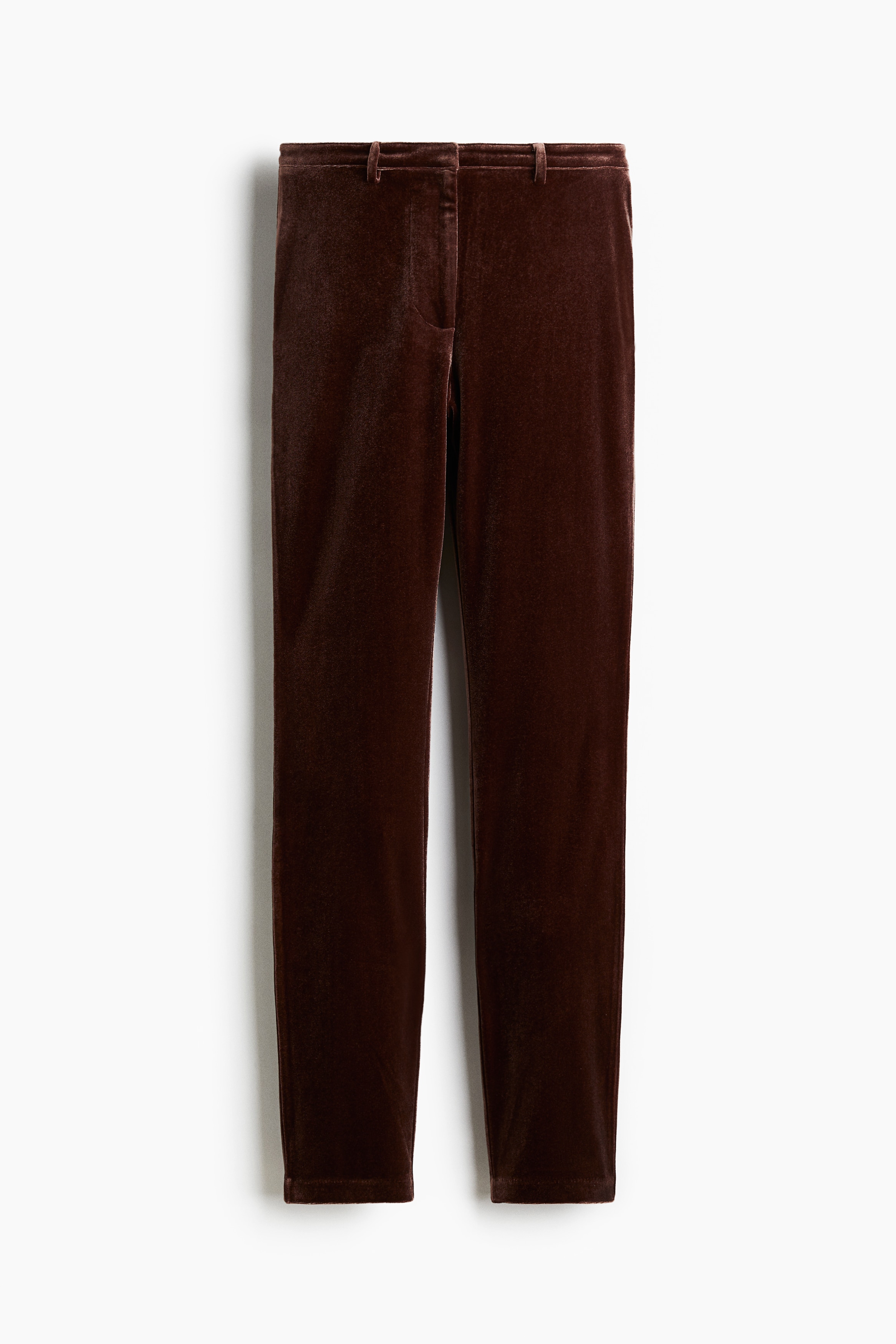 Pantaloni in velluto - Marrone scuro