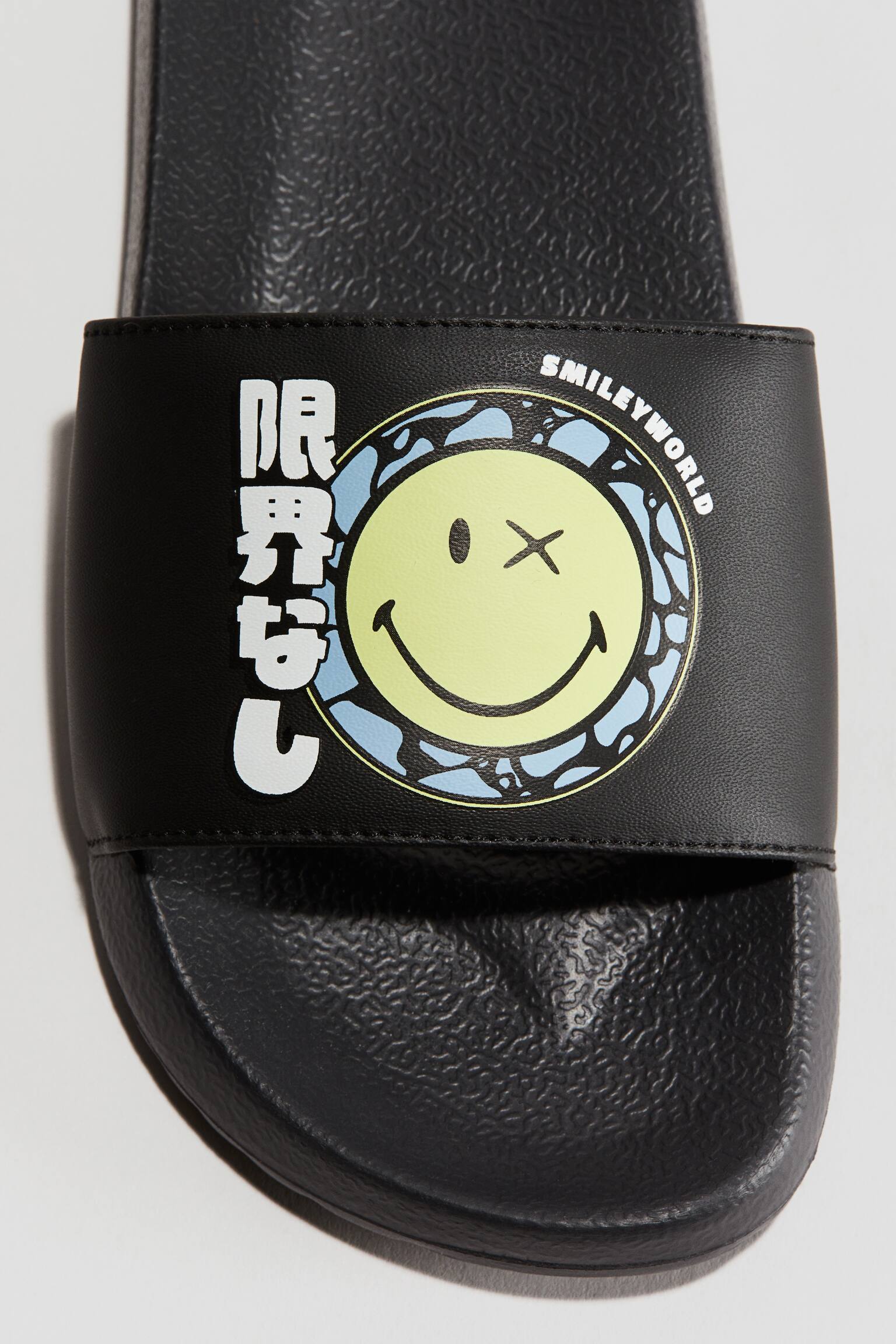 Printed pool shoes - Black/SmileyWorld®/Black/PlayStation - 3