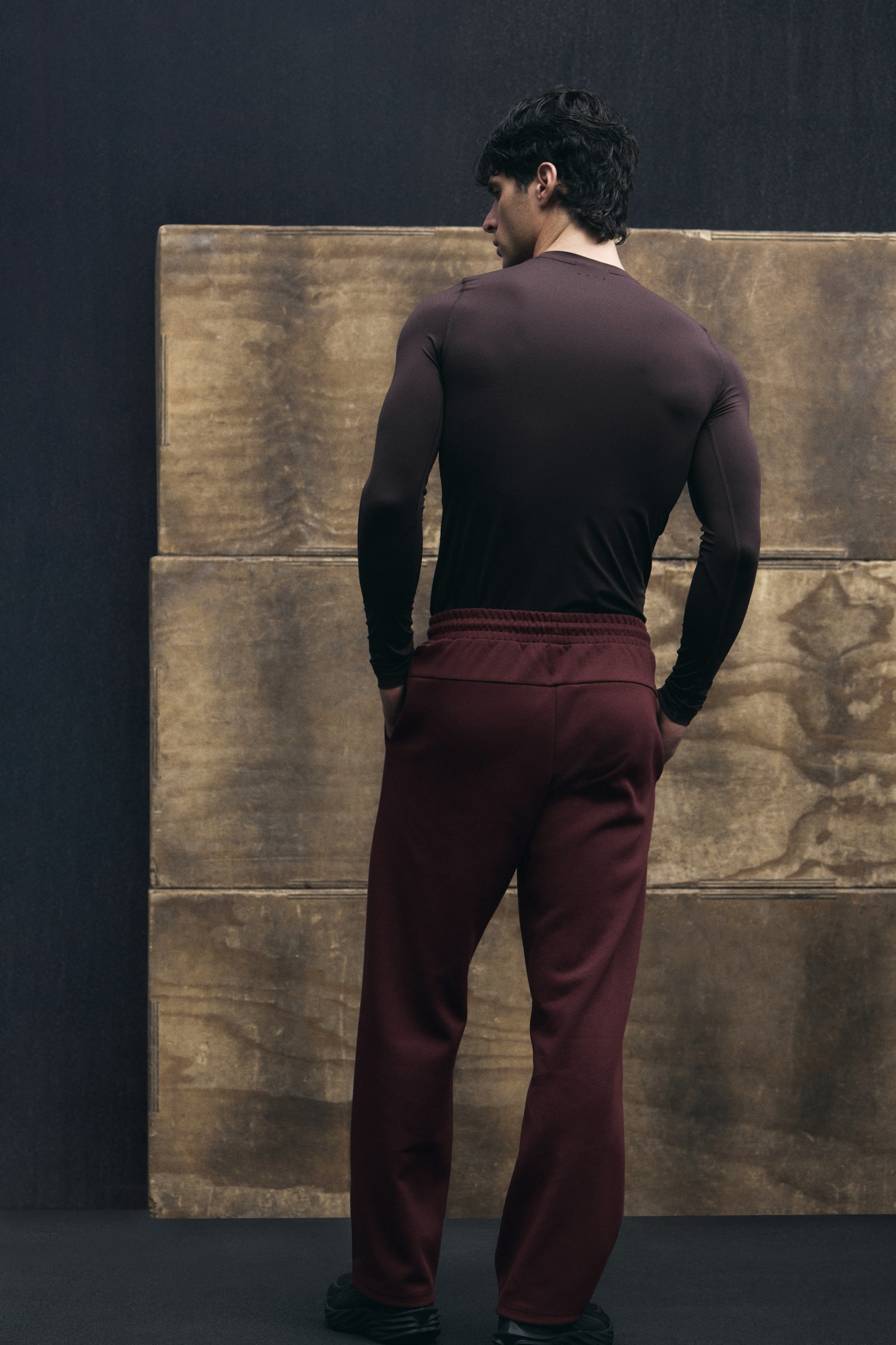 Regular Fit Sports joggers - Burgundy/Dark grey/Black/Light grey marl/Light beige/Dusty green - 6