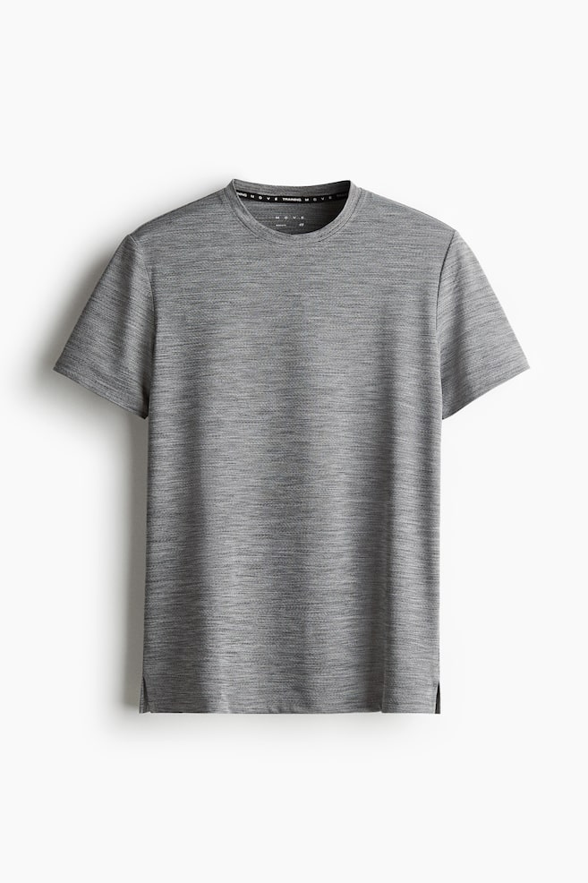 Muscle-Fit Sports Shirt with DryMove™ - Dark gray melange/Light green/Black/Dark olive/White/Dusty green/Navy blue/Dark brown/Brown/Dark khaki green - 1
