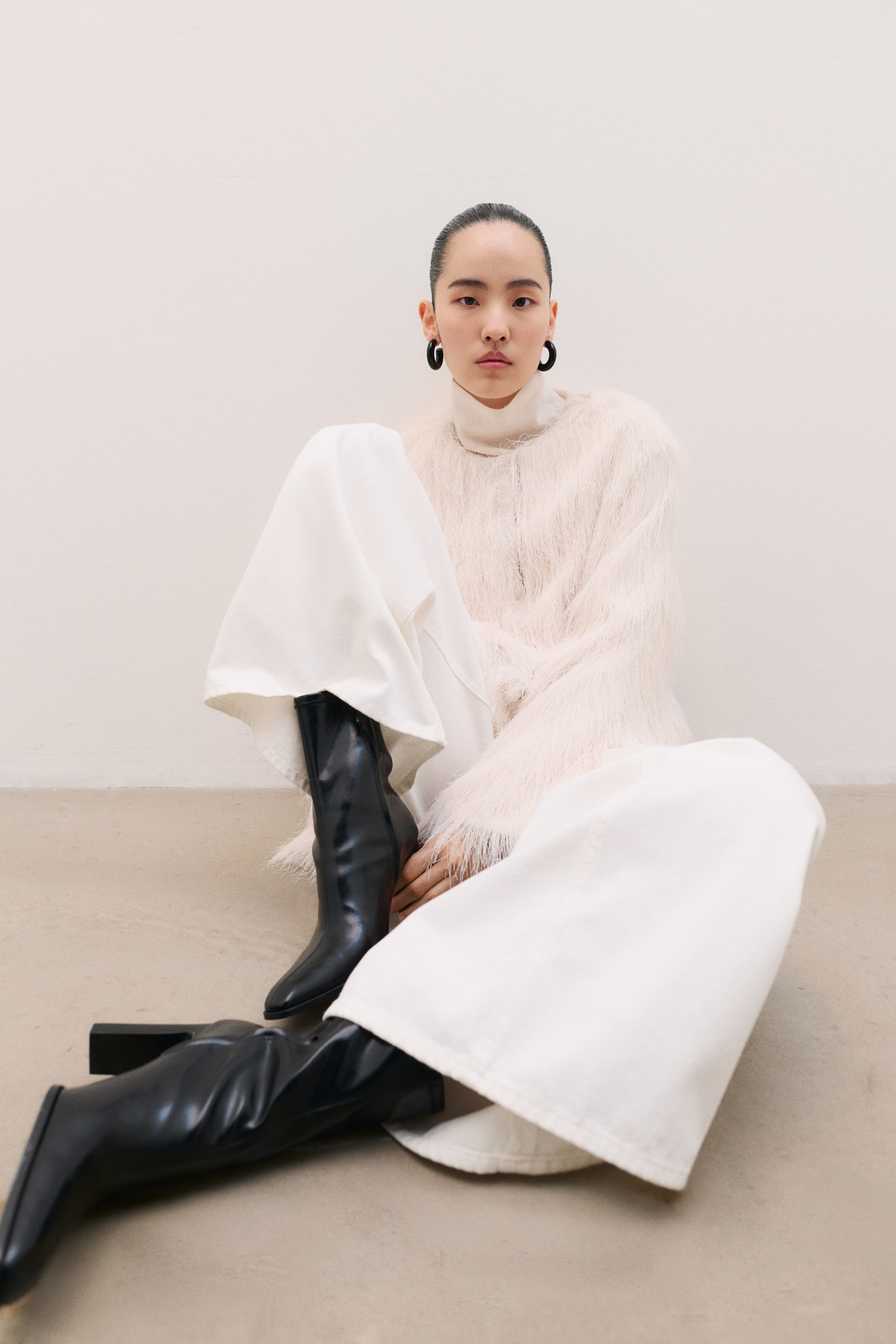 Bottines chaussettes à talon - Noir - 4