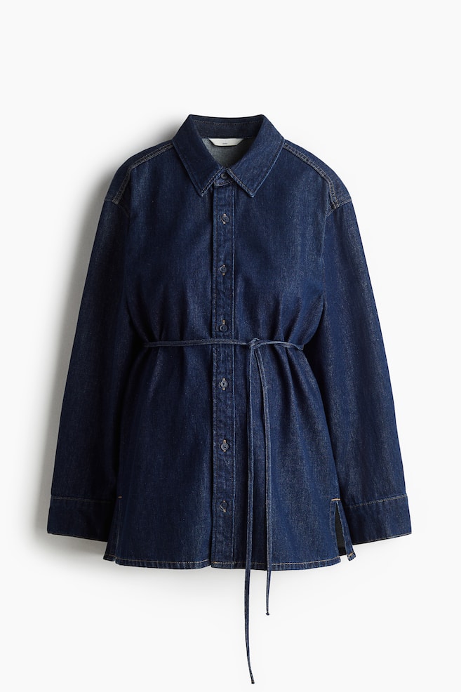 MAMA Chemise Before & After en denim - Bleu denim - 1