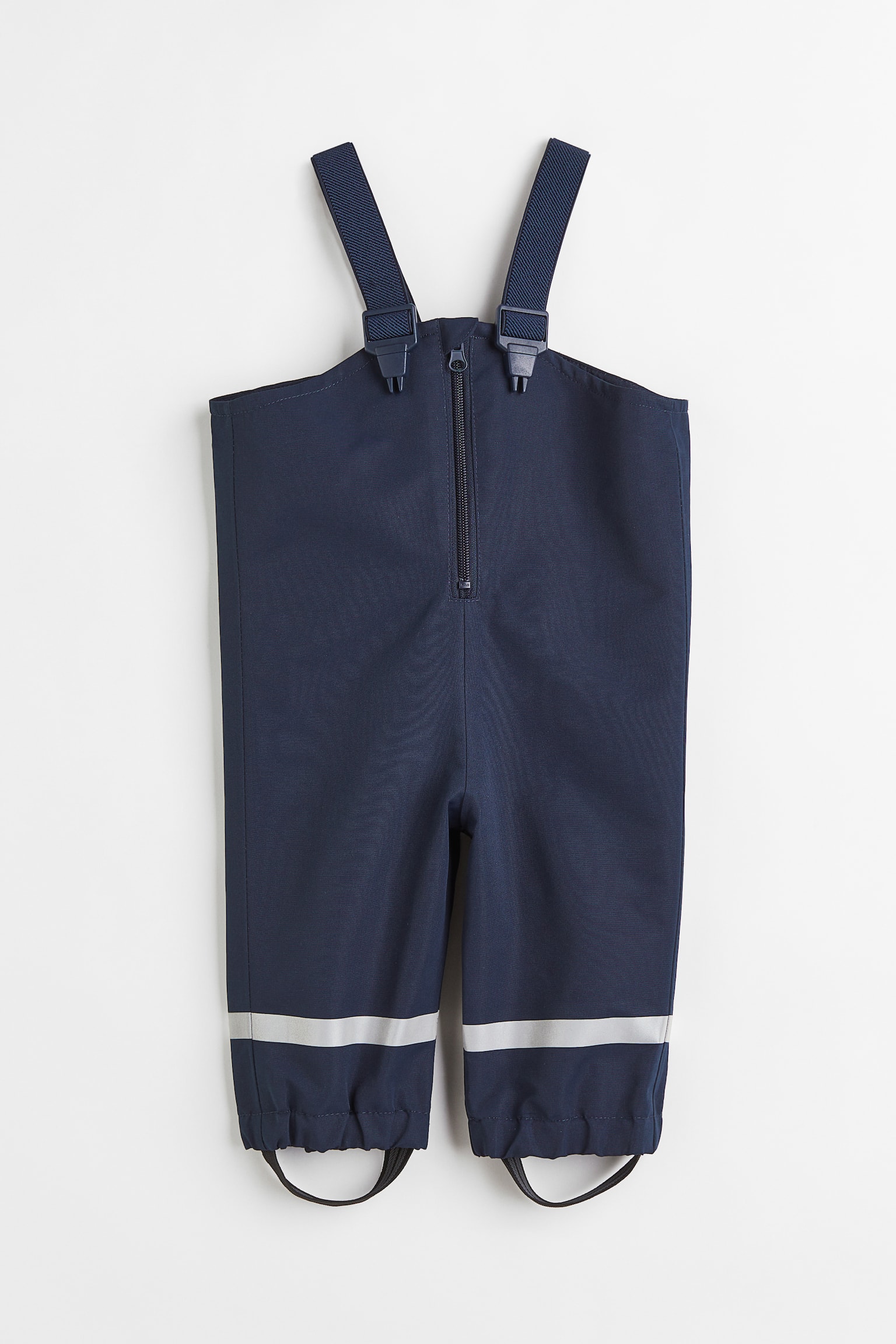 Rain trousers with braces - Navy blue - 1