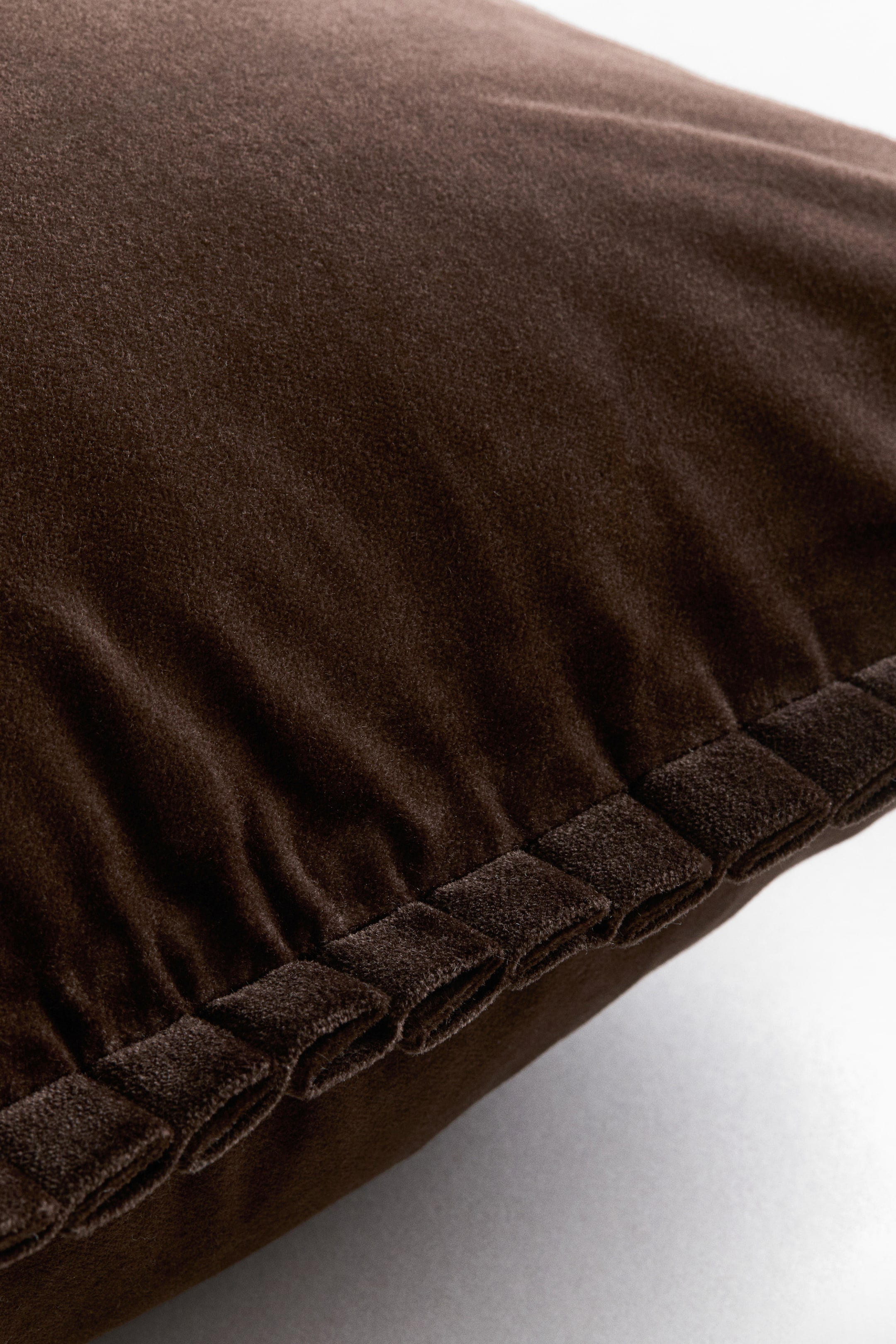 Pleated Velvet Cushion Cover