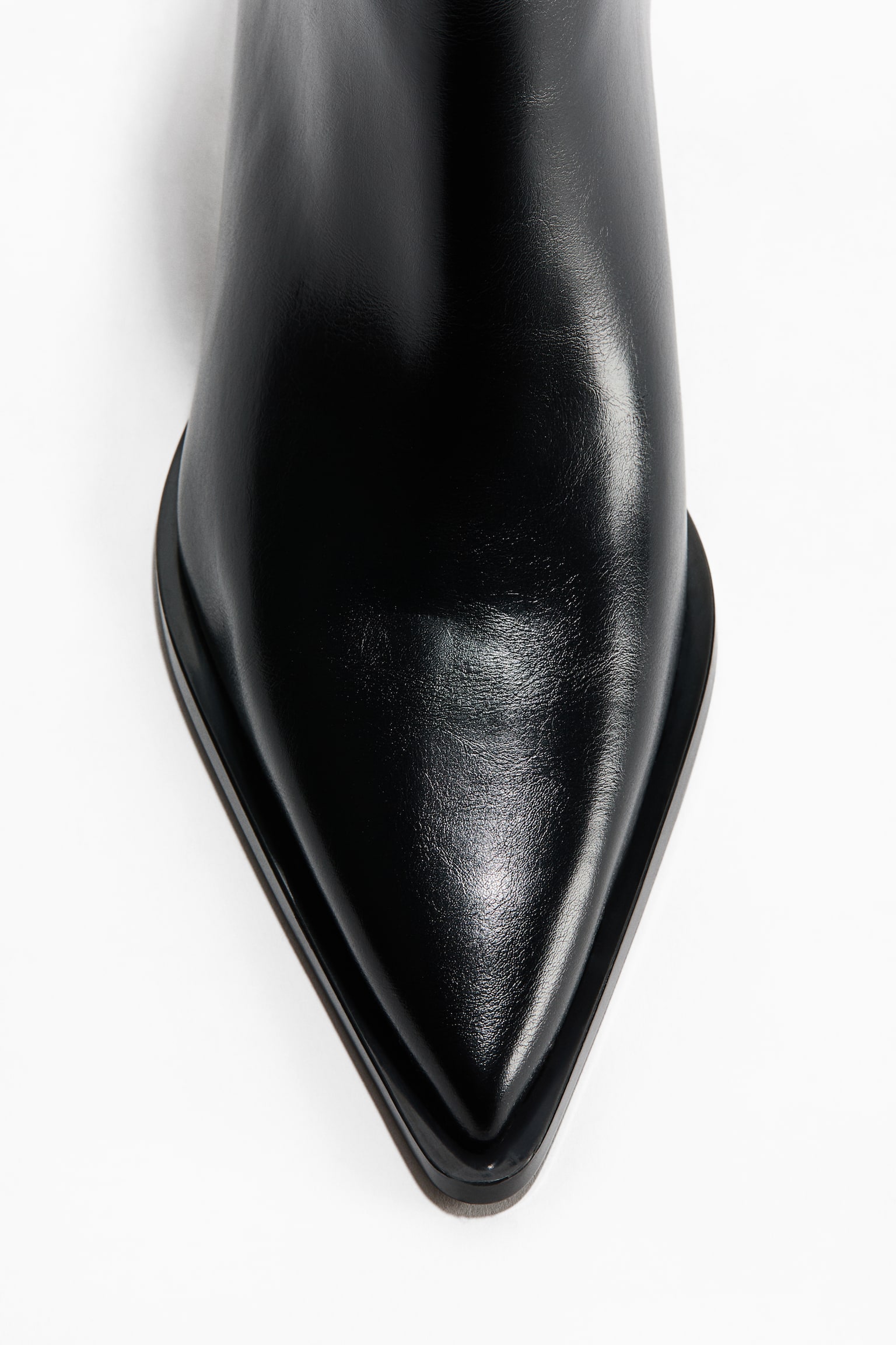 Женские ботинки H&M Pointed-Toe Ankle, цвет: Чёрный — фото 5