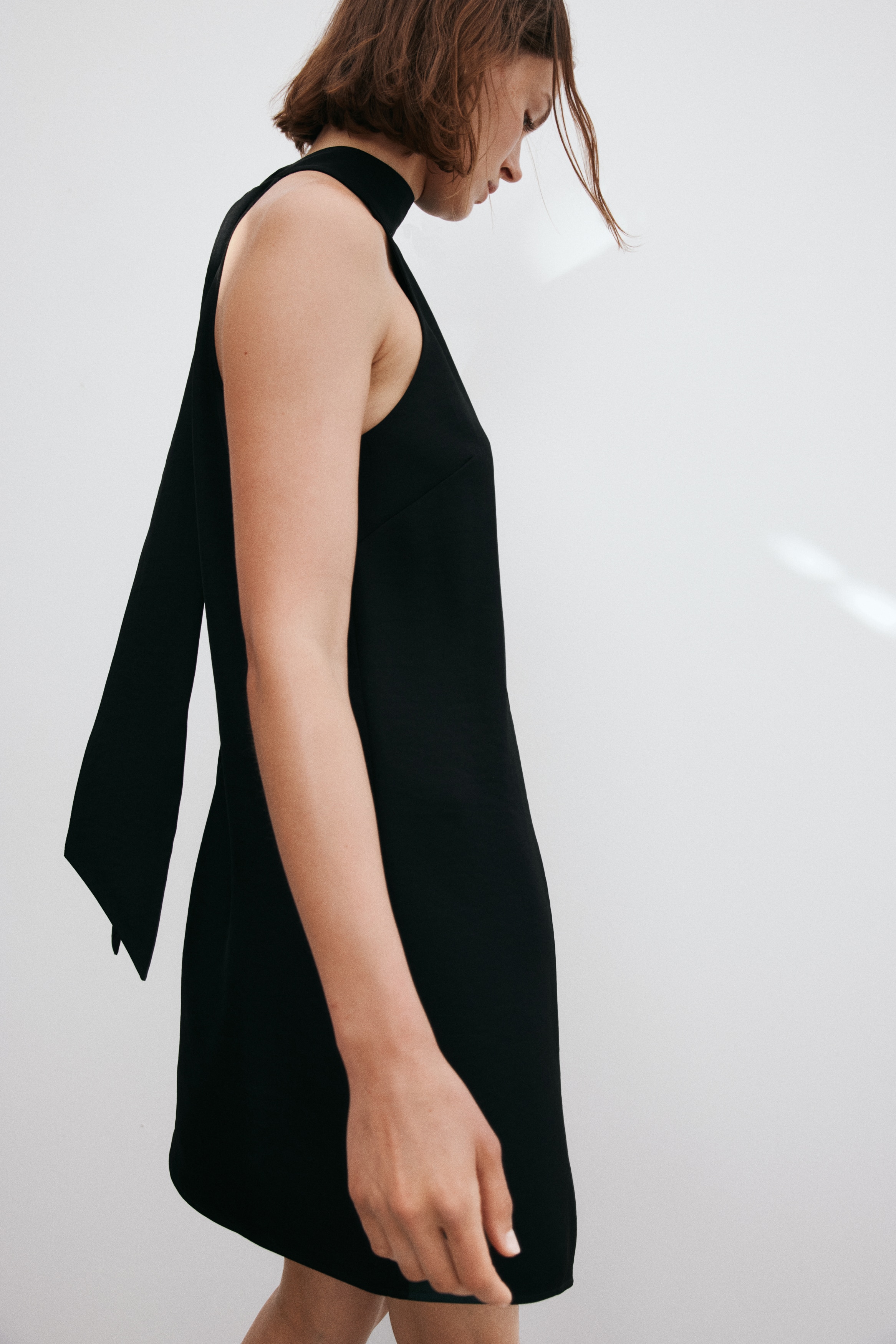 Tie-Detail Handkerchief Dress - thumbnail 10