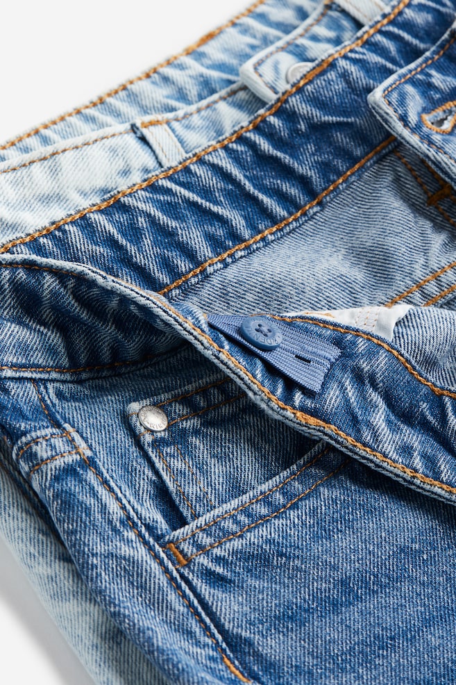 2-pack Loose Fit Jeans - Denimblå/Ljus denimblå/Tvättad svart/Ljus denimblå - 3
