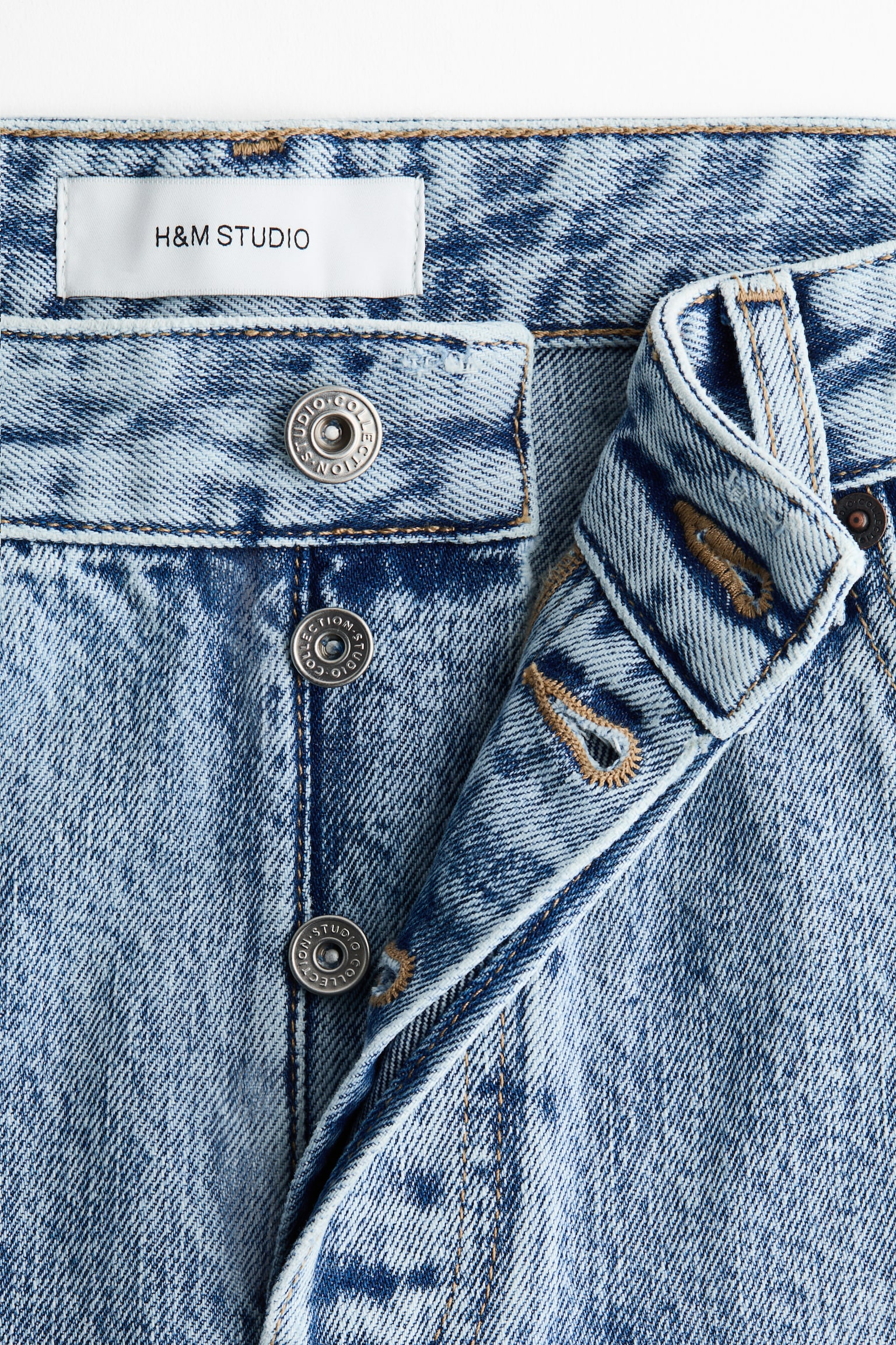 Džínsy rovného strihu - Svetlá džínsovomodrá - 6