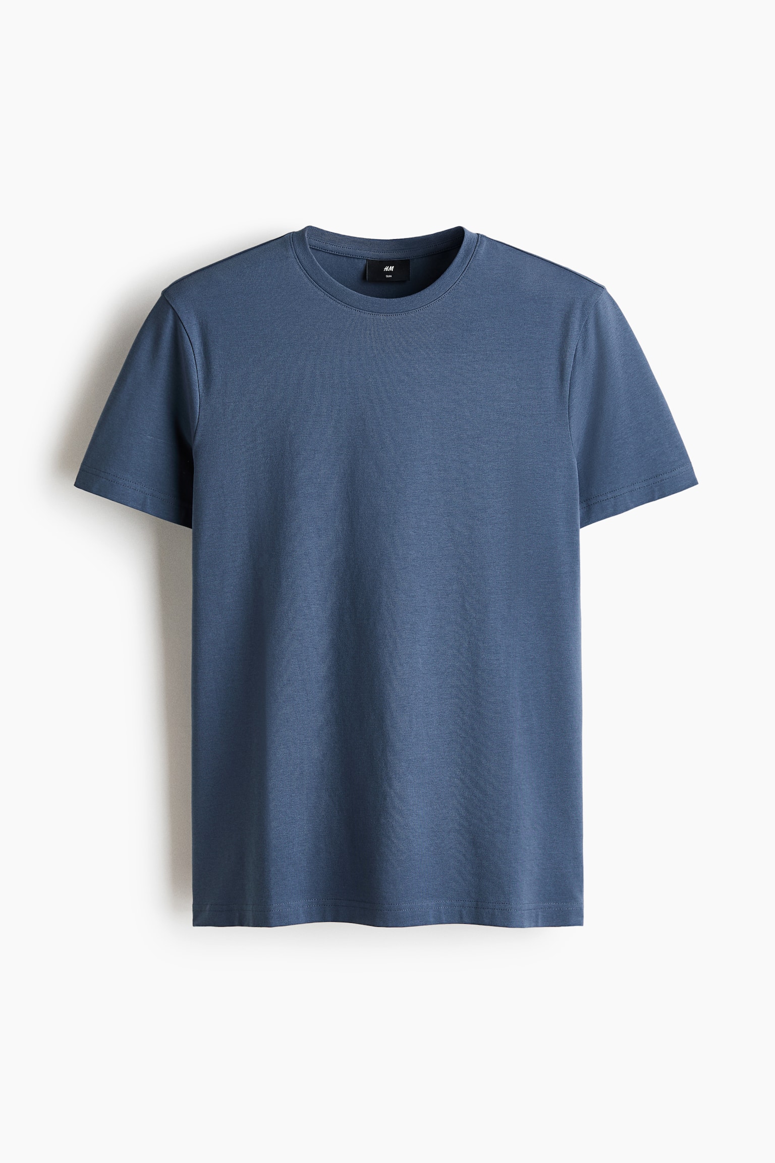 Slim Fit T-shirt - Dark dusty blue/Black/White/Dark brown/Navy blue - 1