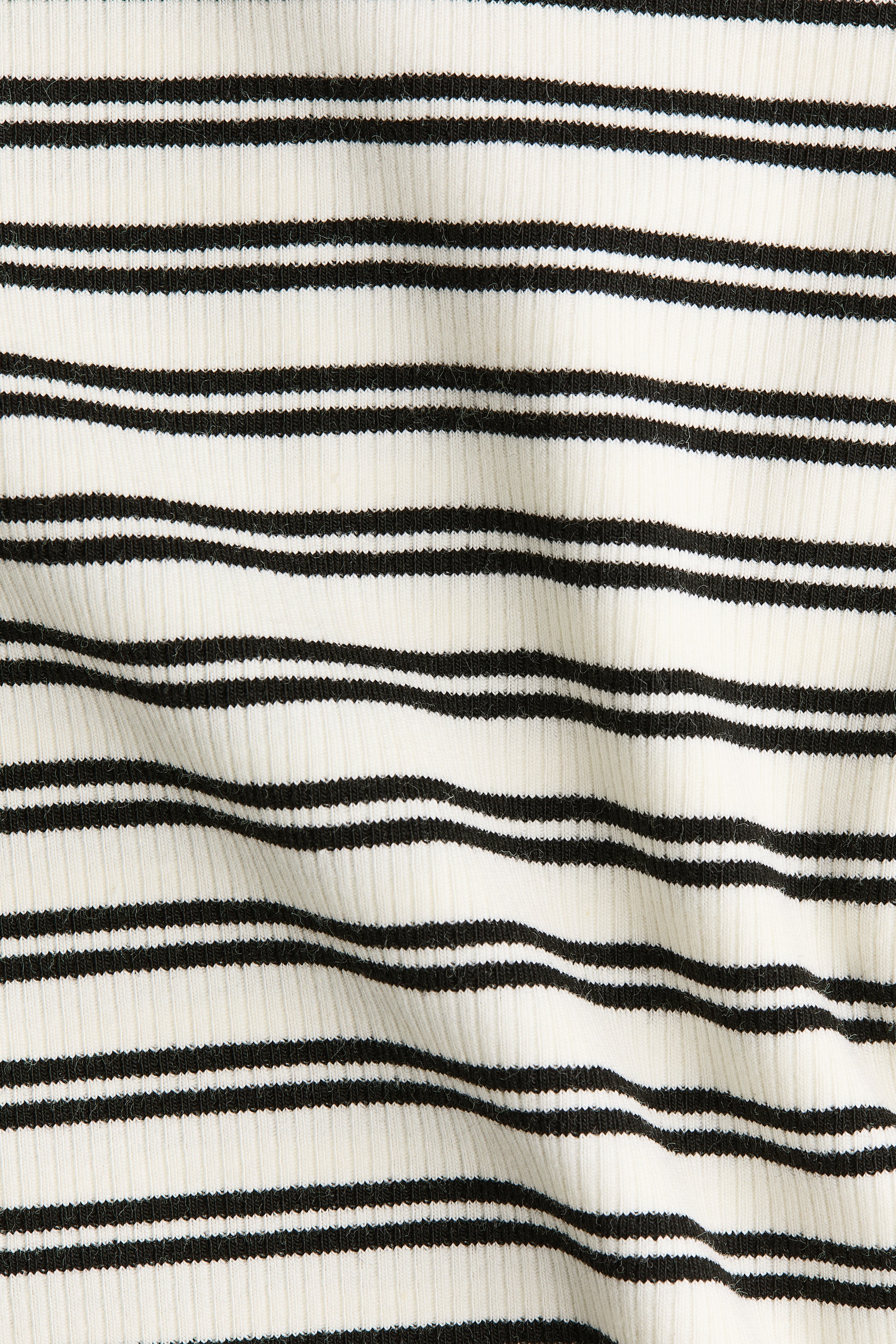 Long-Sleeved Ribbed Top