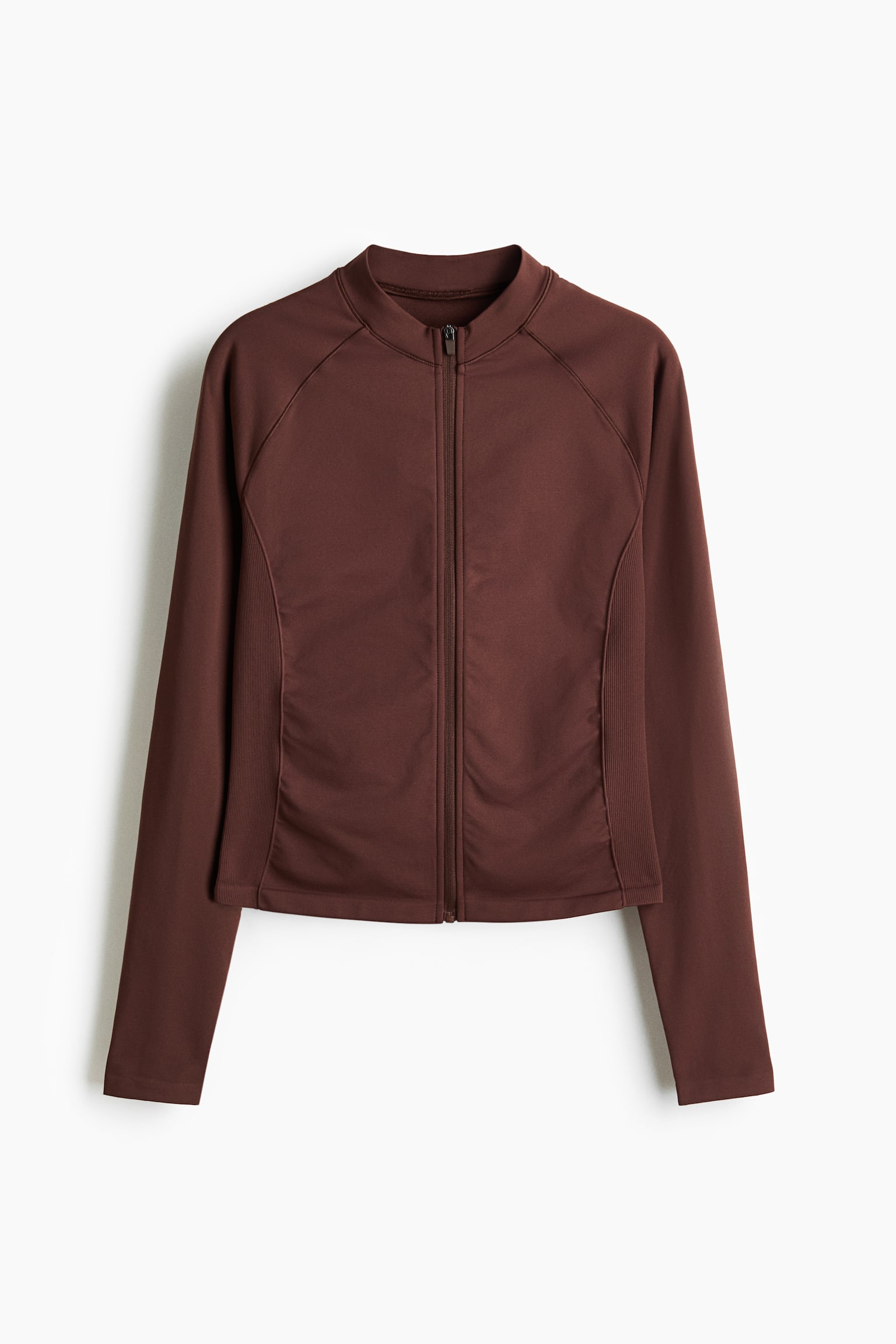 Veste de sport Seamless DryMove™ - Marron/Turquoise clair - 1