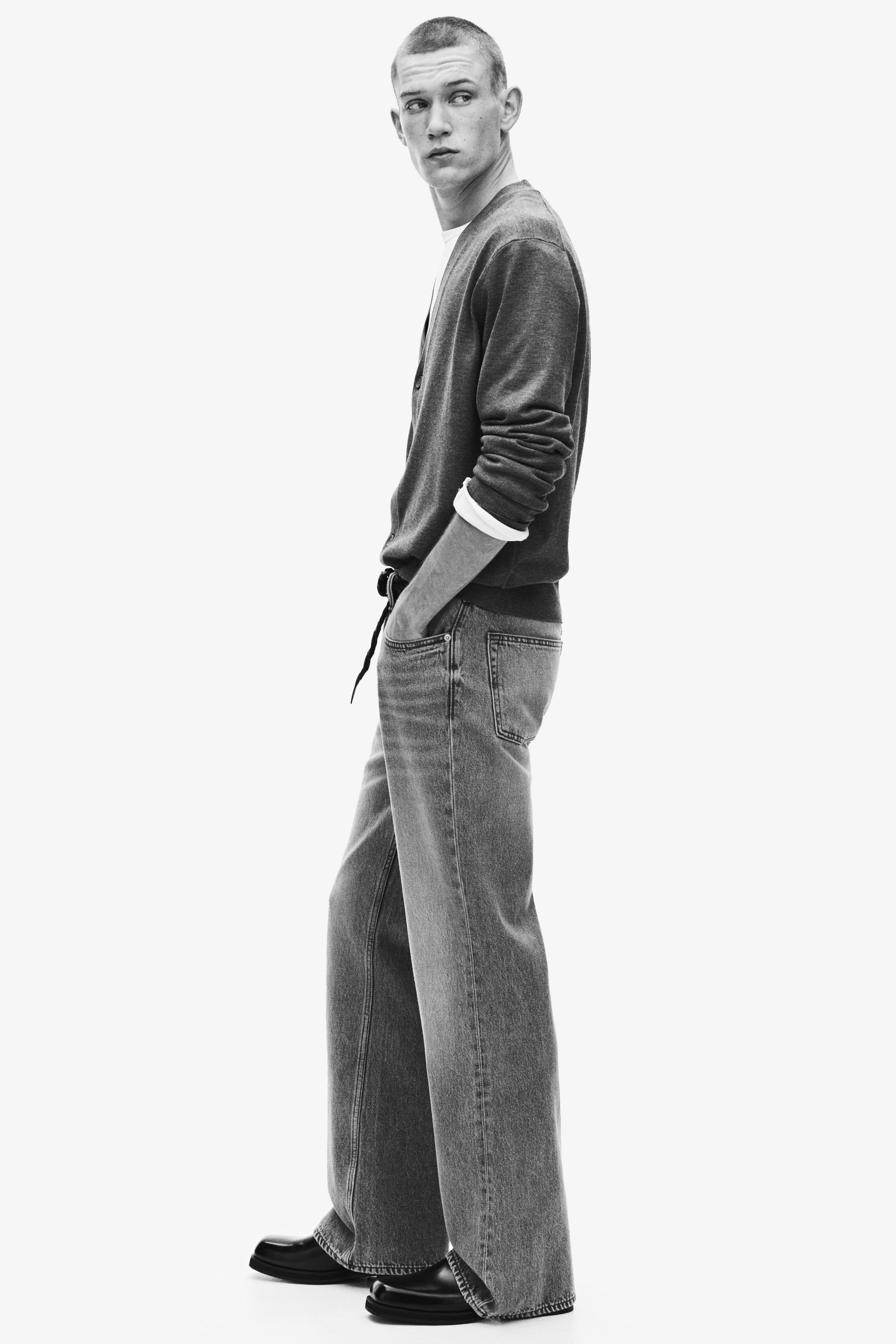 View larger image: Bootcut Regular High Jeans - Denim gray - Men | H&M PH 3