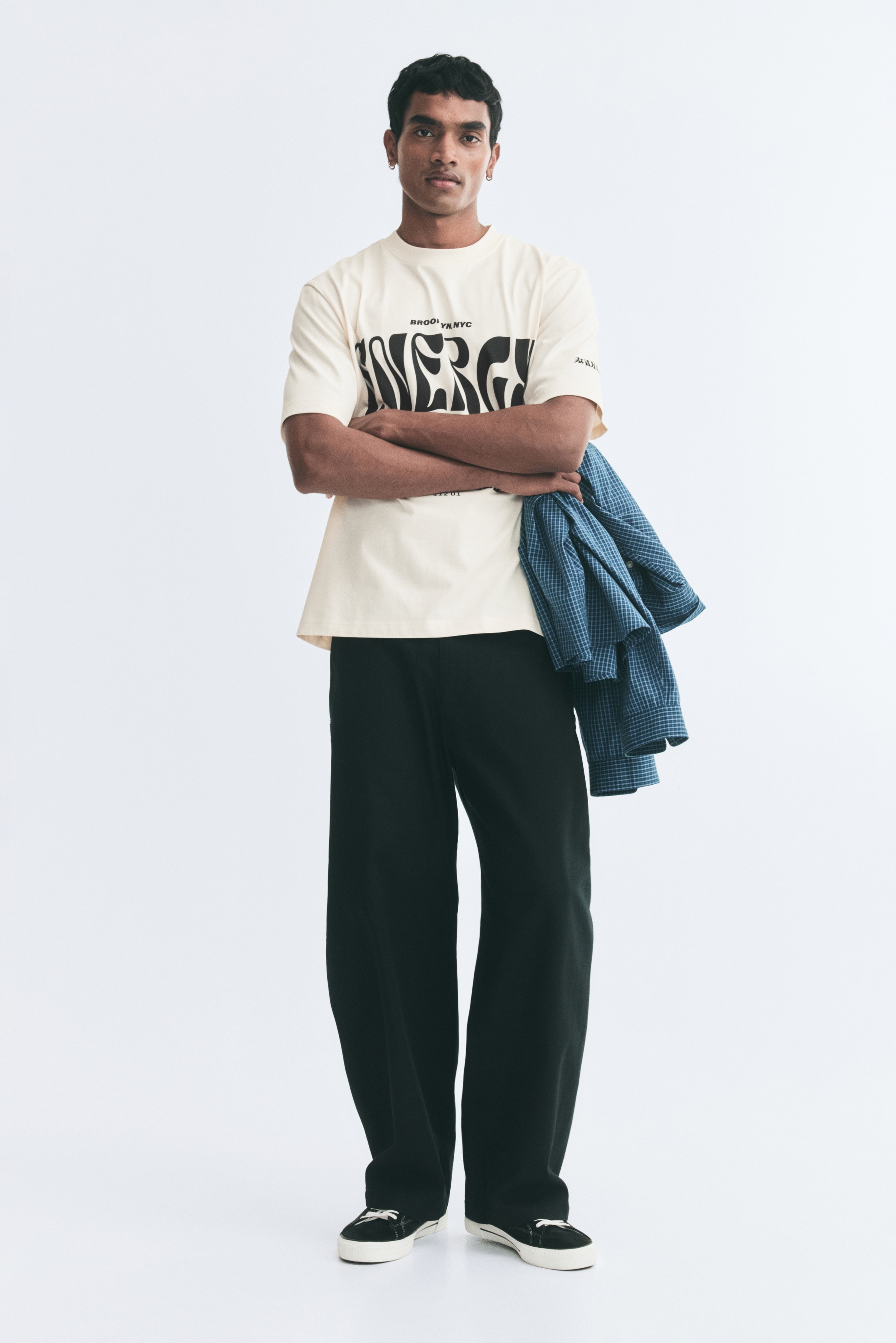 Regular Fit Printed T-shirt - Cream/Energy/Burgundy