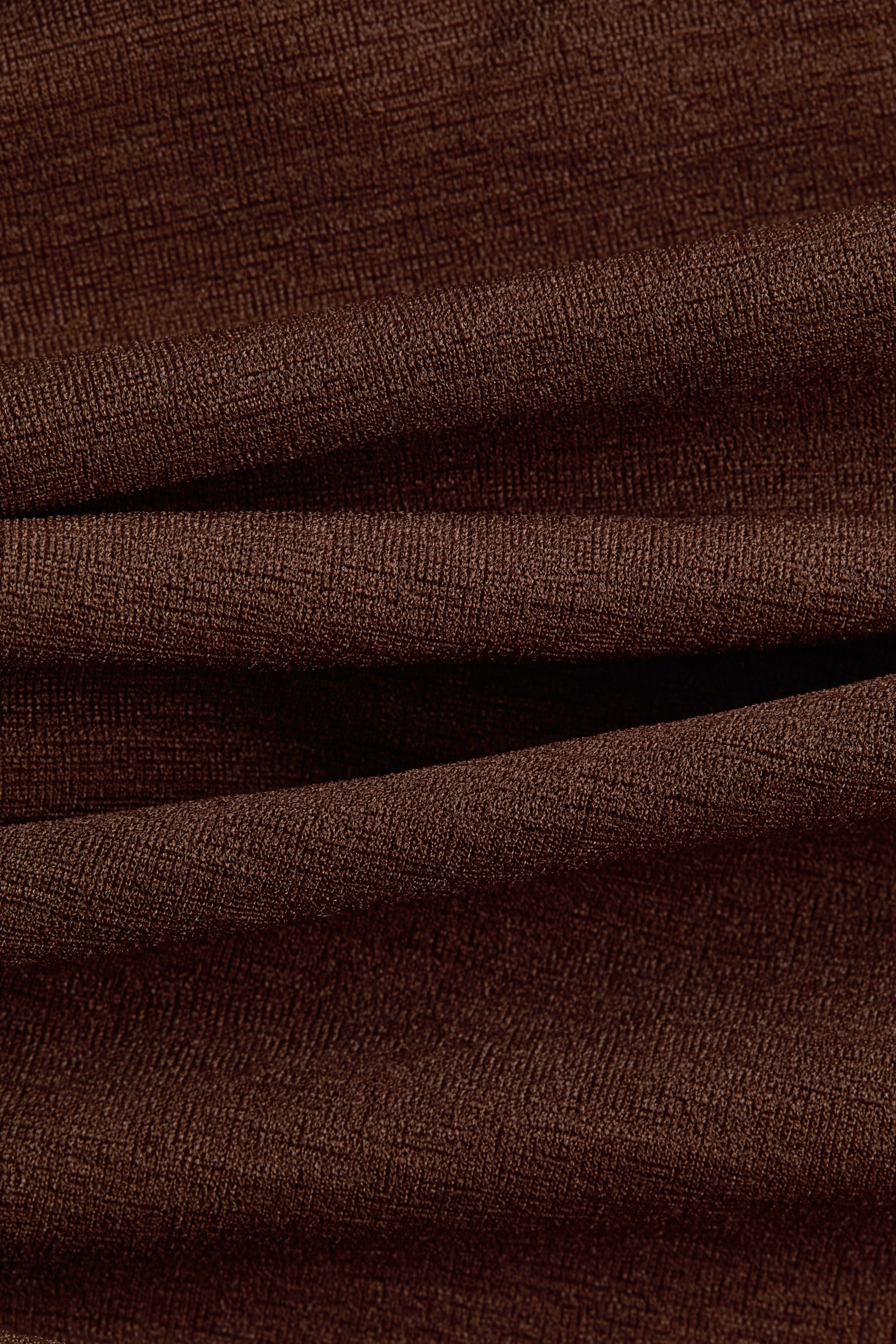 Женский топ H&M Twist-Detail Halterneck Top, цвет: Тёмный коричневый — фото 2