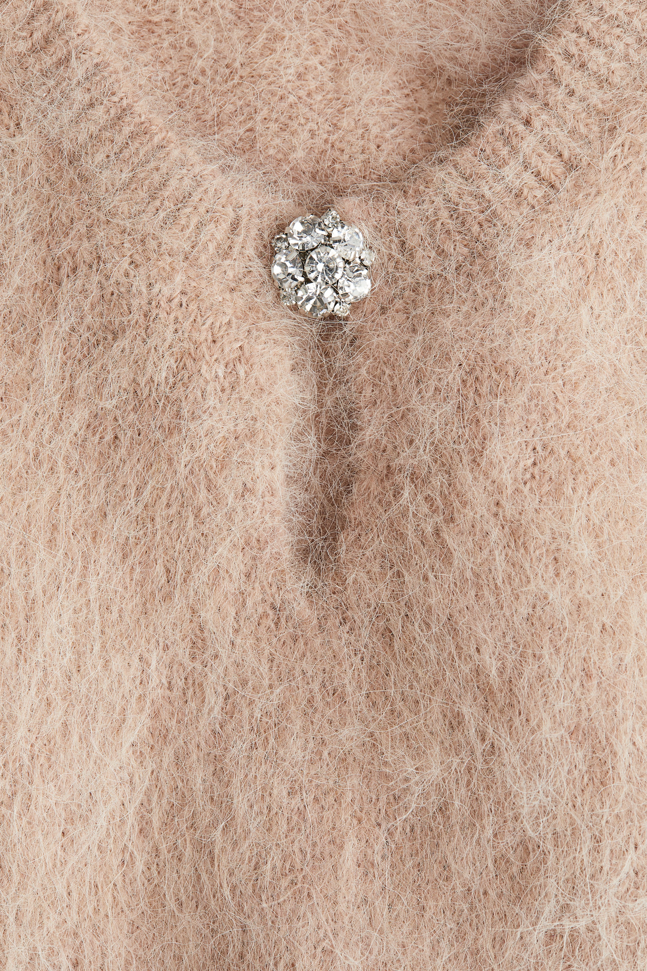 View larger image: Cropped Alpaca-Blend Tank Top - Beige - Ladies | H&M PH 6