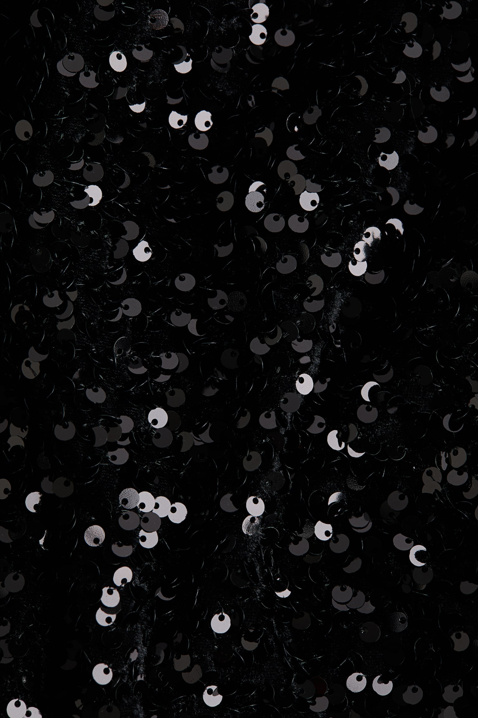 Bomber rivestito di paillettes - Nero - 4