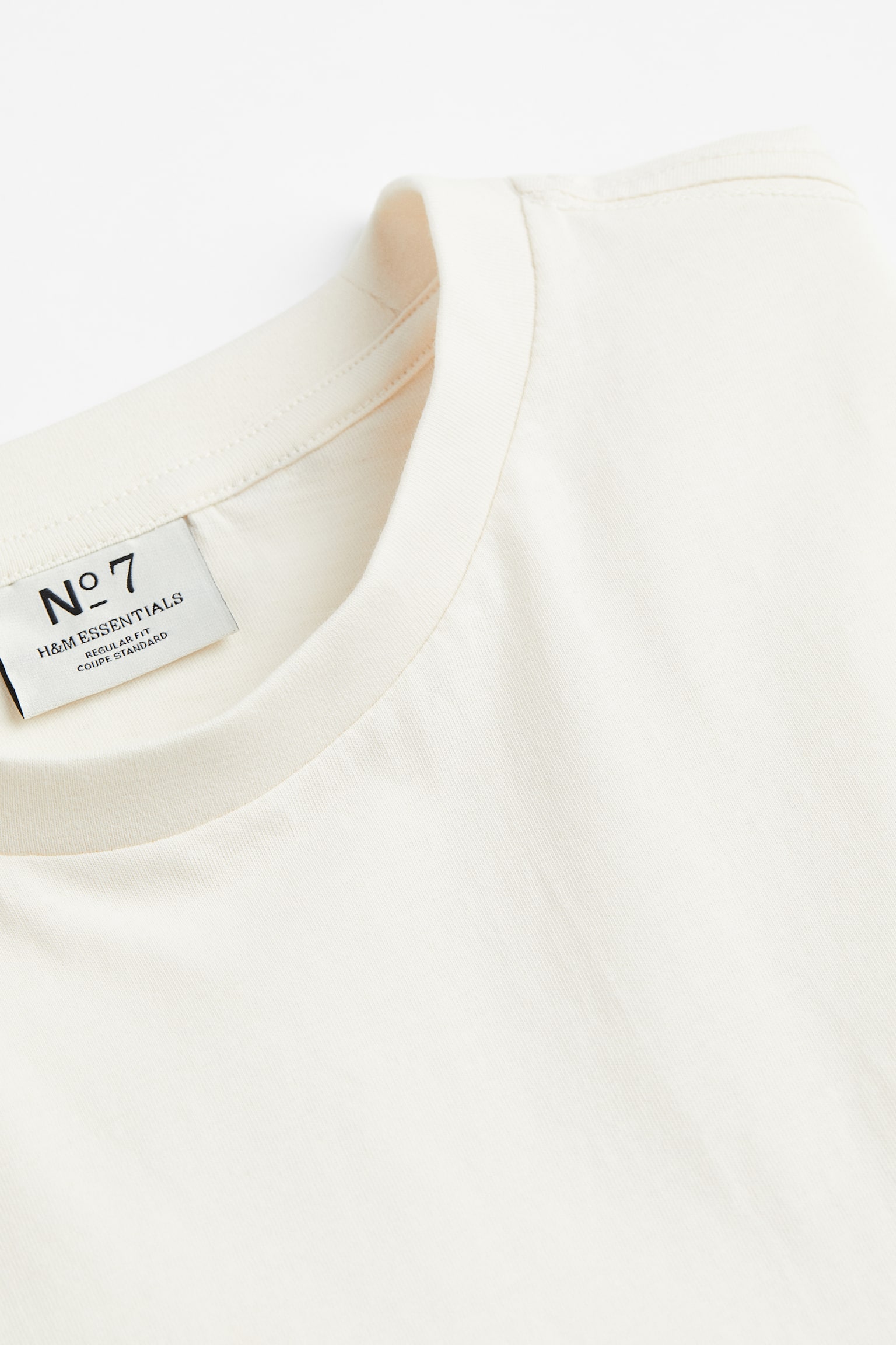 Regular Fit Tee - Light beige/Black/Light blue - 2