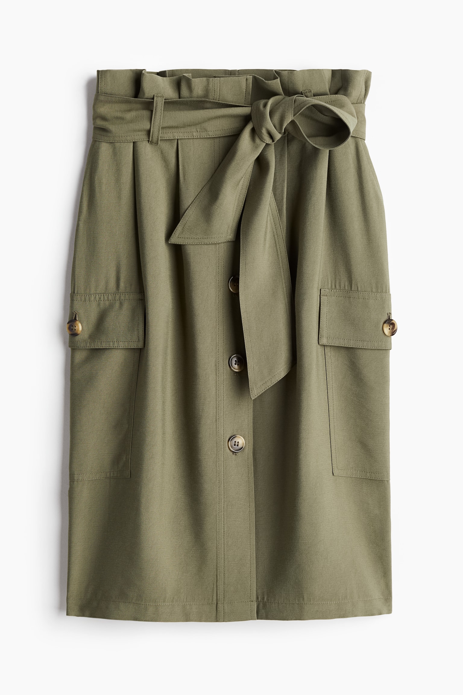 Utility skirt - Dark khaki green - 2