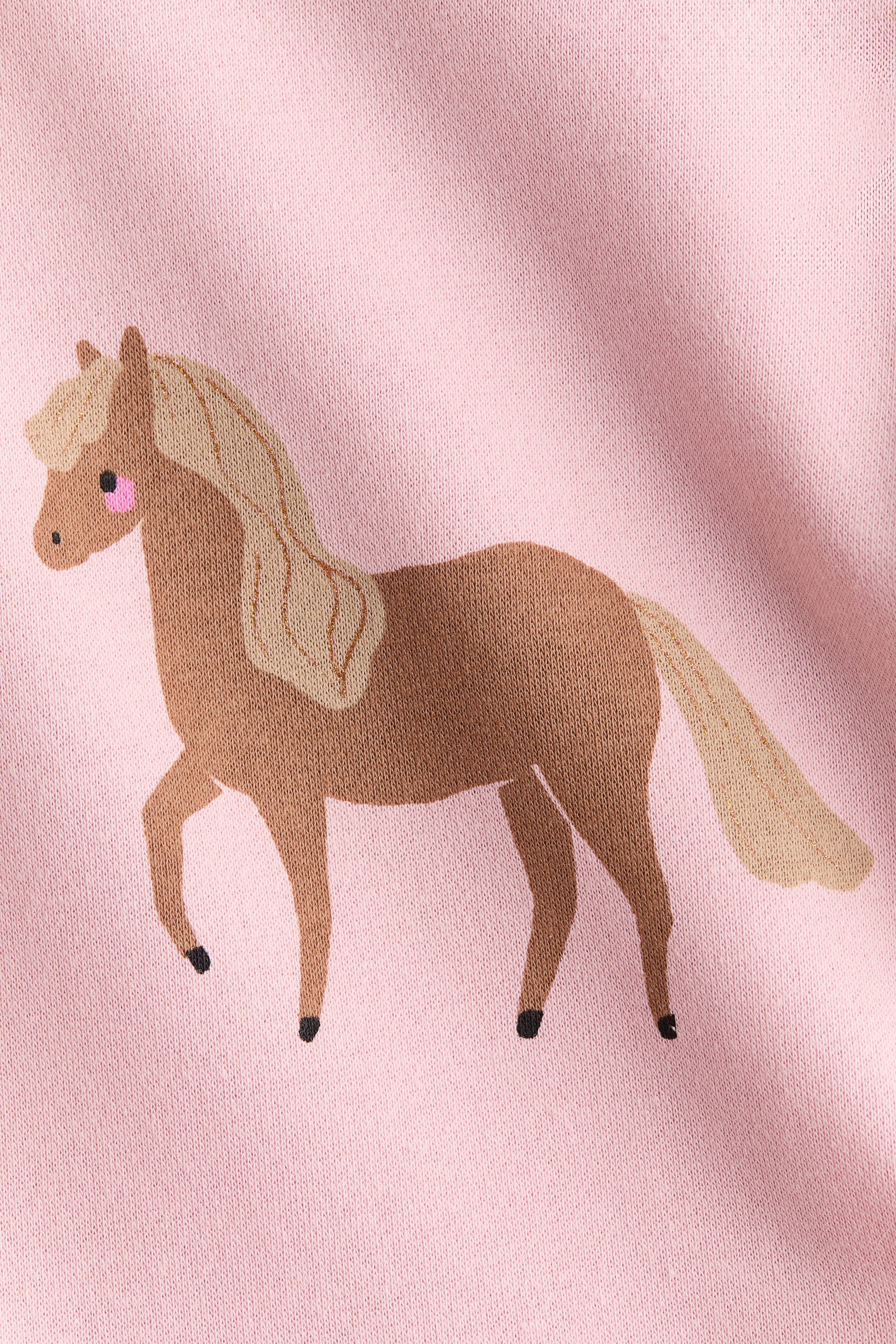 Grösseres Bild ansehen: Sweatkleid - Rosa/Pferde - KINDER | H&M CH 2