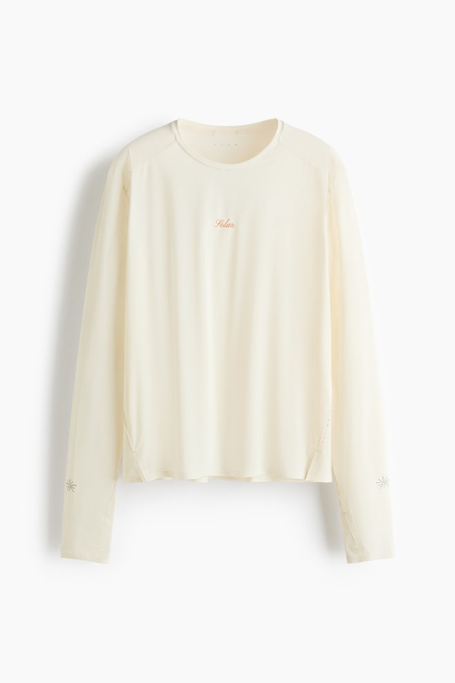 Sports top with CoolMove™ - Ivory/Solar - 1